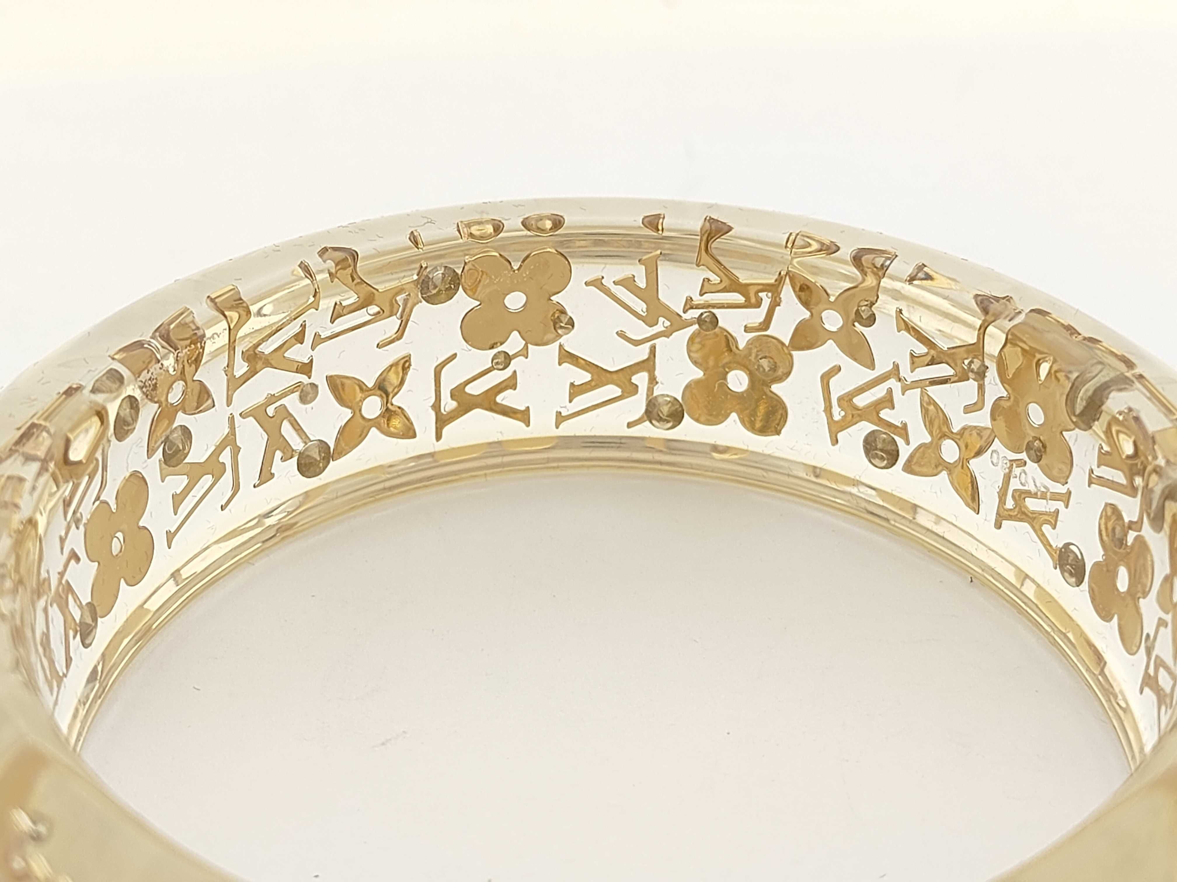 Monogram Louis Vuitton Bangle Inclusion Clear Bracelet/Bangle — view 7