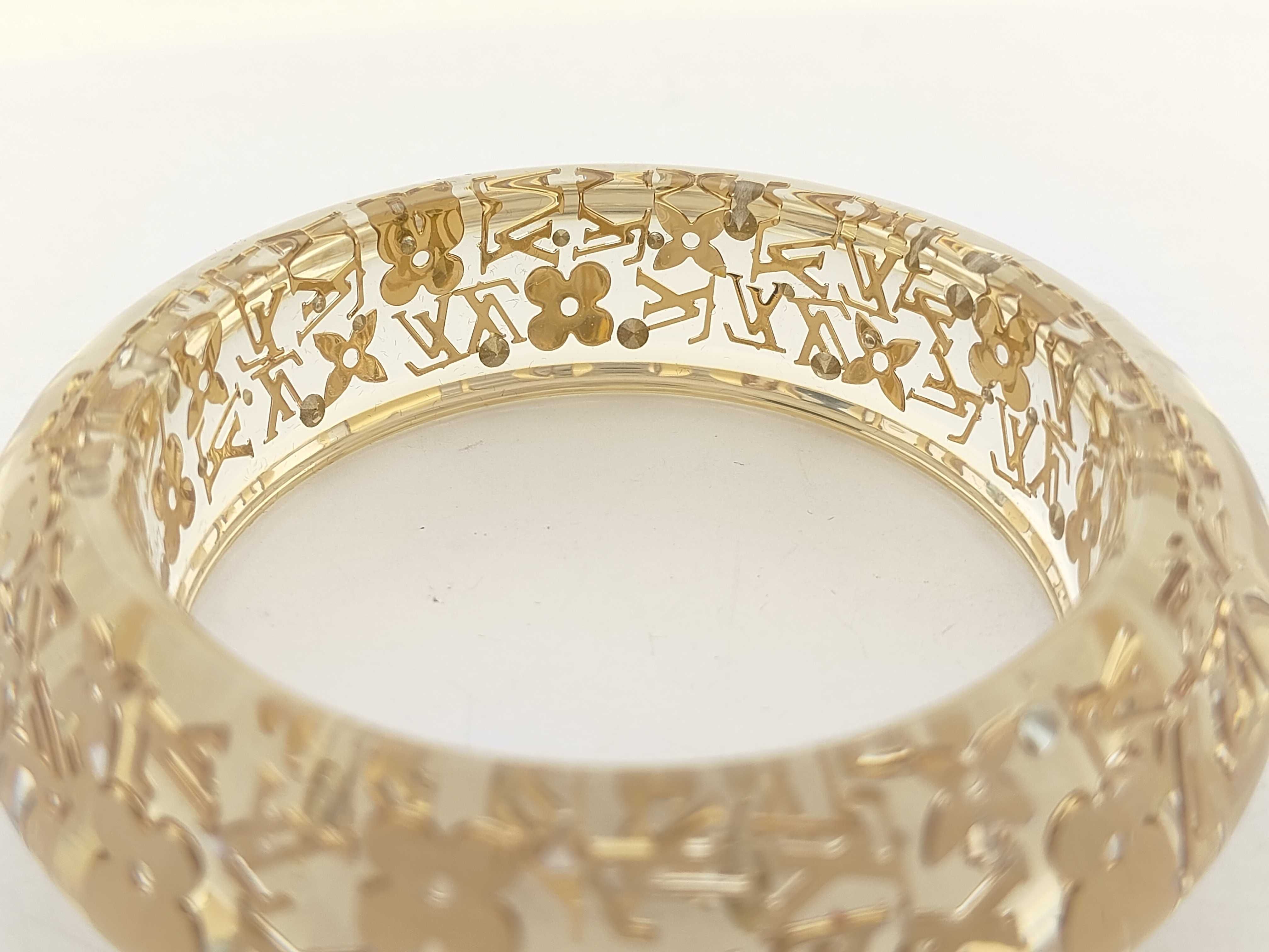 Monogram Louis Vuitton Bangle Inclusion Clear Bracelet/Bangle — view 8