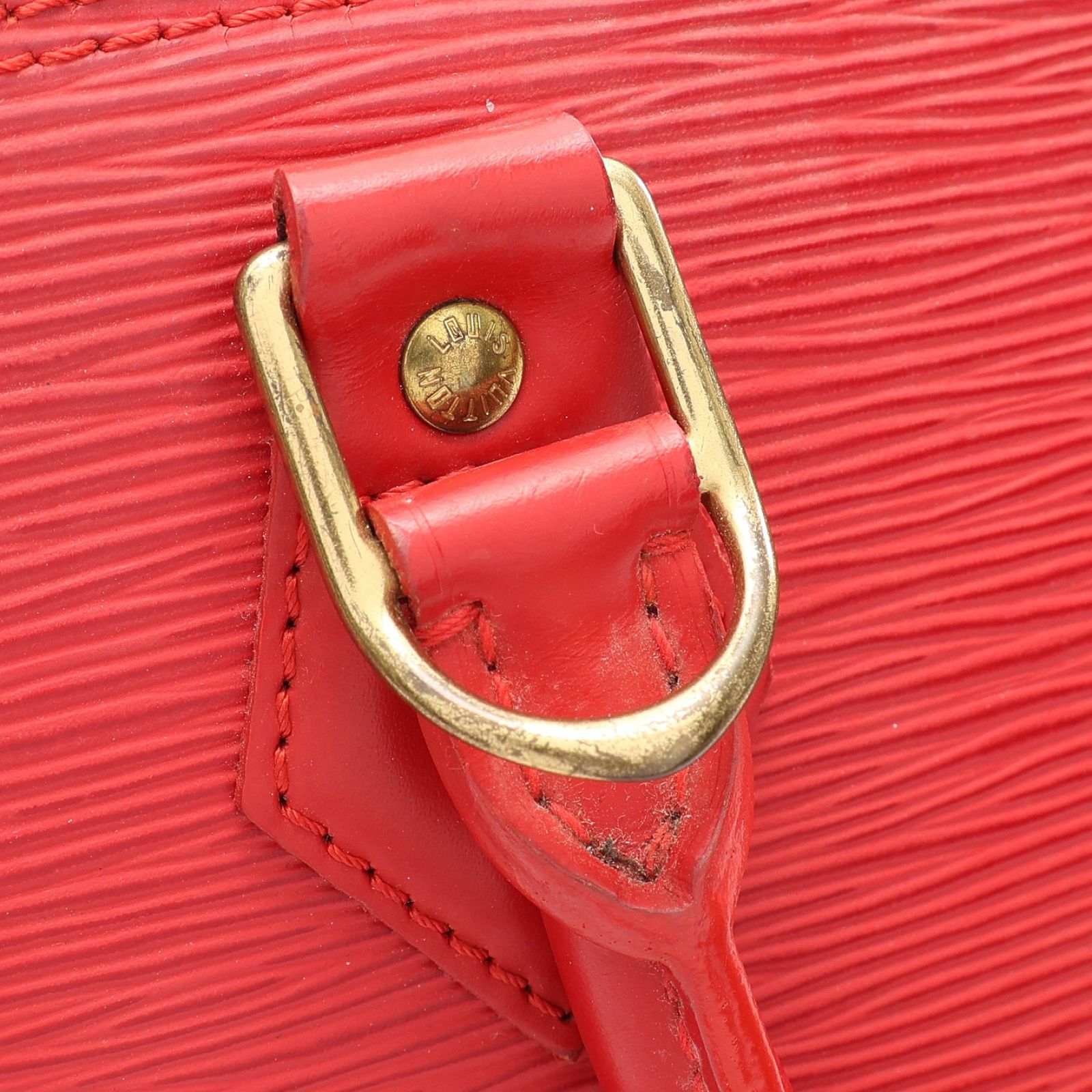 Alma Handbag Epi Leather Red M 52147 (no Key) — view 14