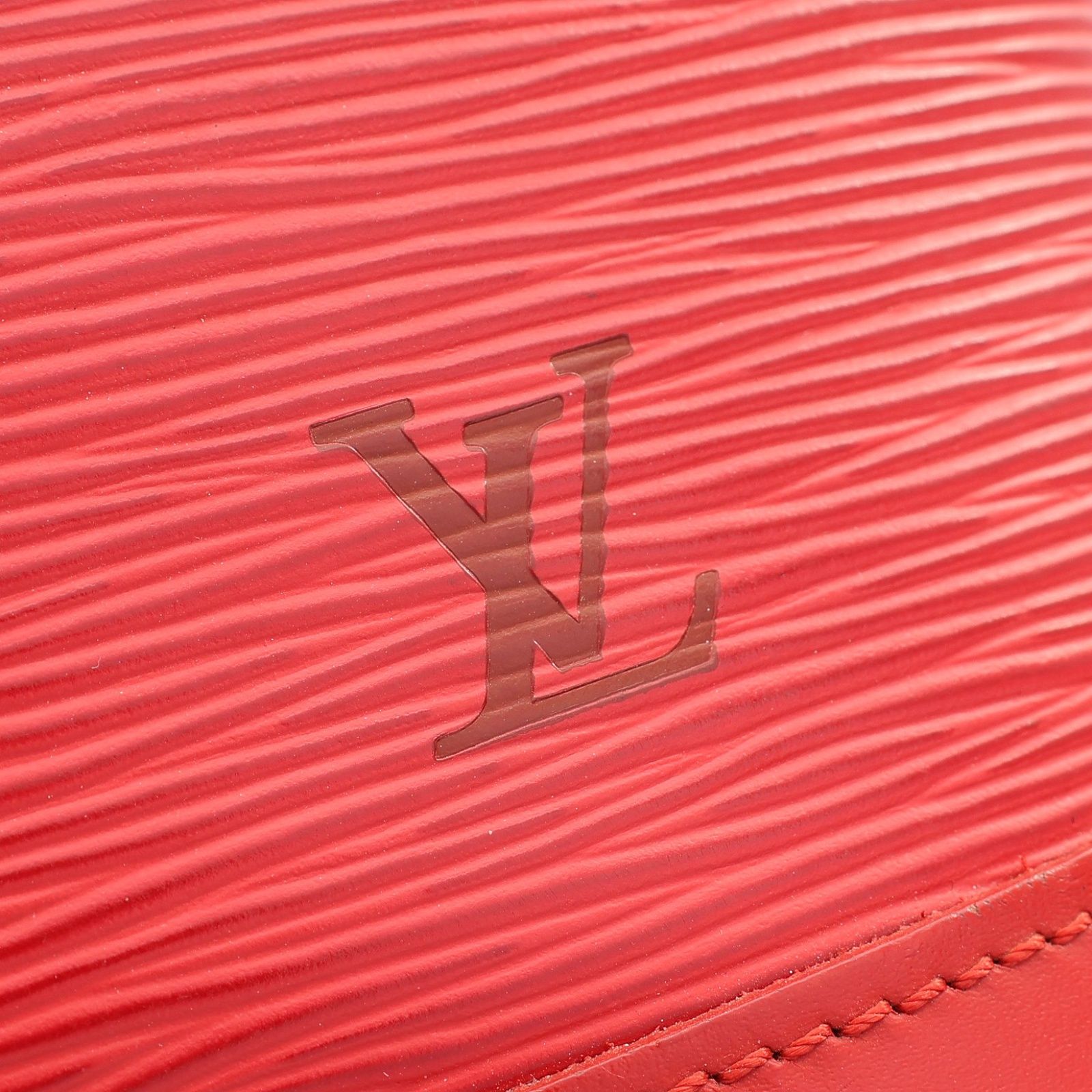 Alma Handbag Epi Leather Red M 52147 (no Key) — view 5
