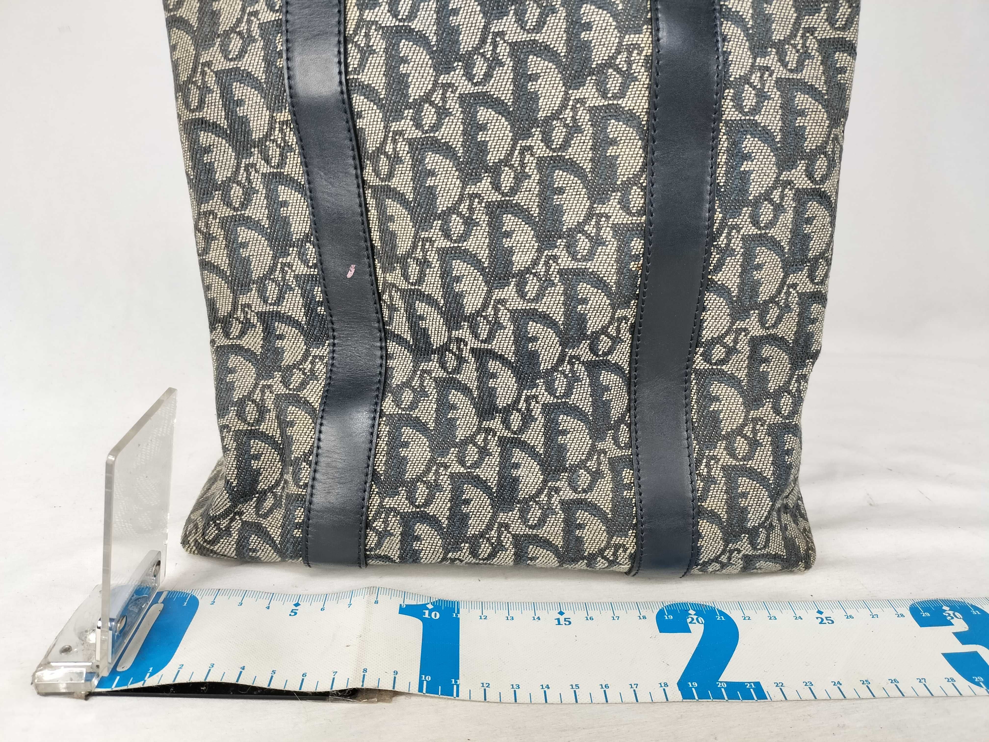 Trotter Shoulder Tote Bag, Canvas Leather Tote Bag — view 2