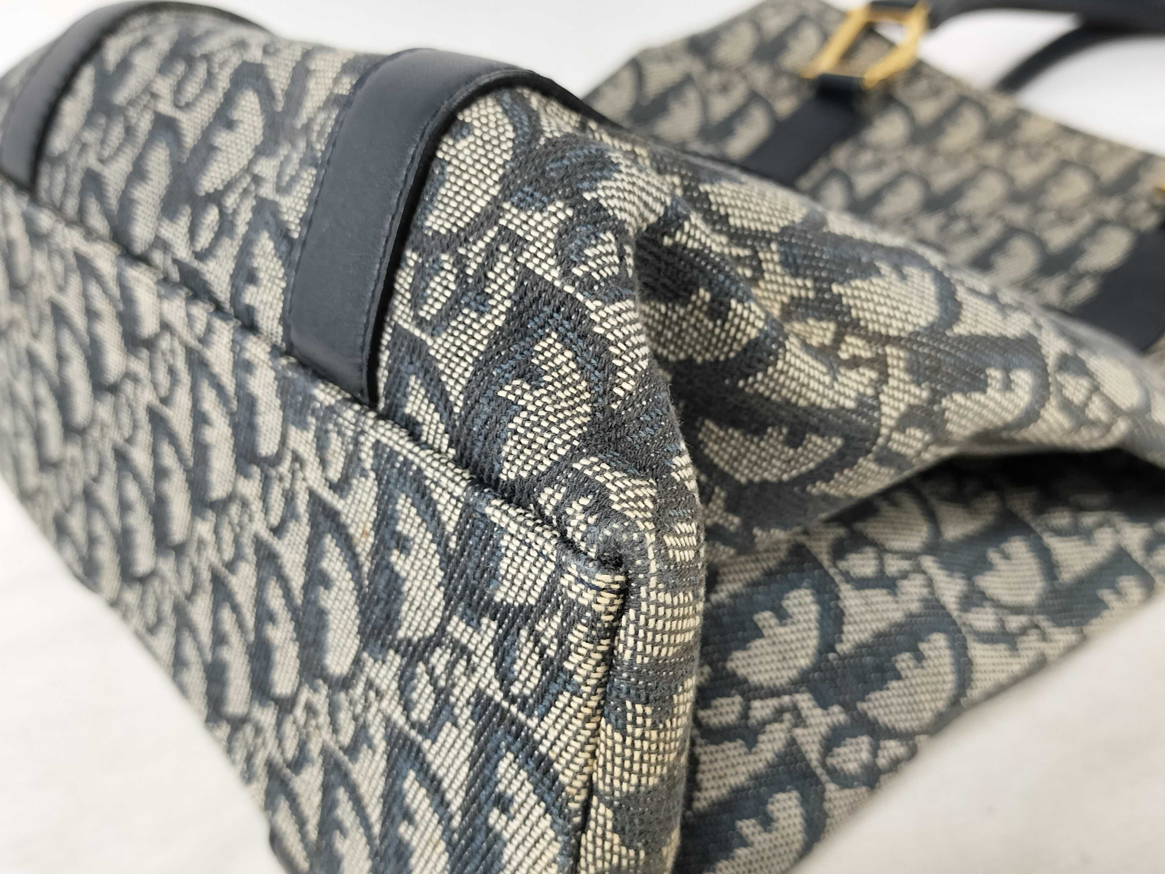 Trotter Shoulder Tote Bag, Canvas Leather Tote Bag — view 6