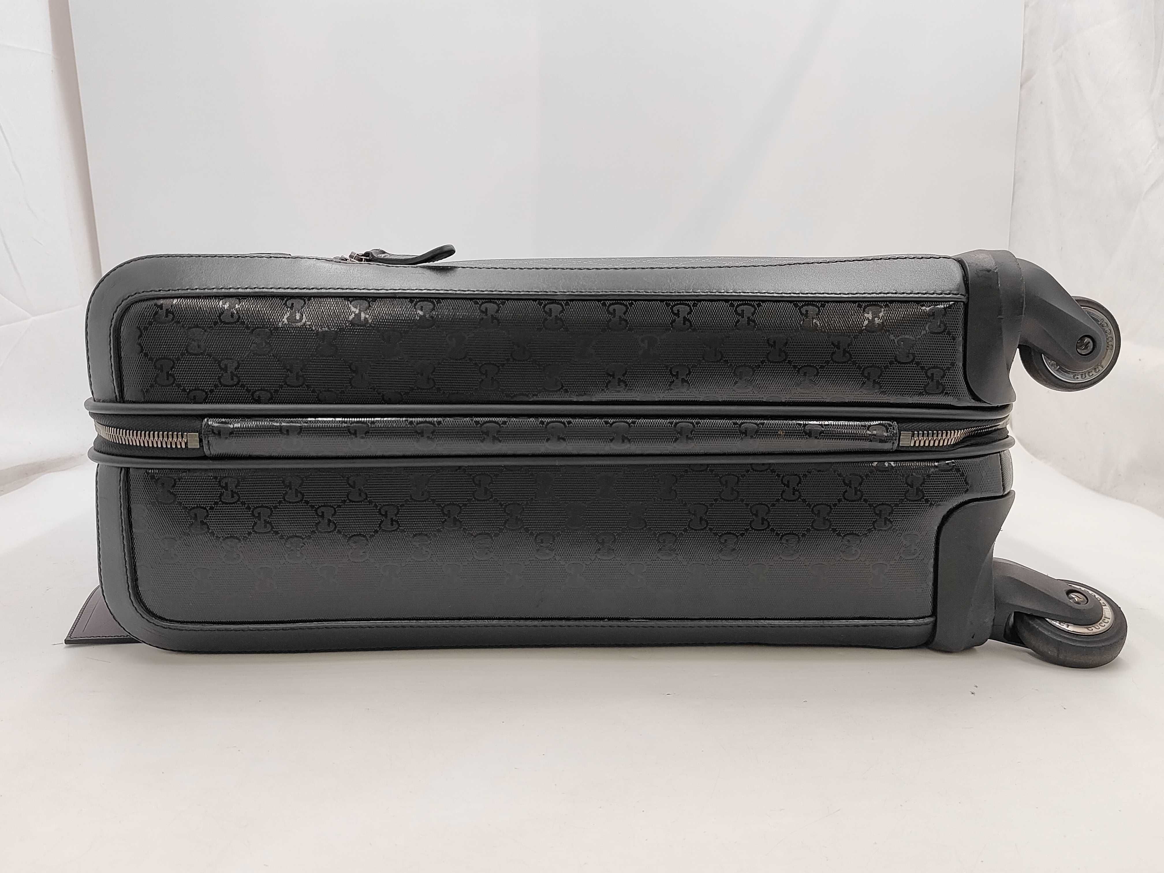 GG Imprime PVC x Leather Carry Case, Black, 293909 Carry Bag — view 7