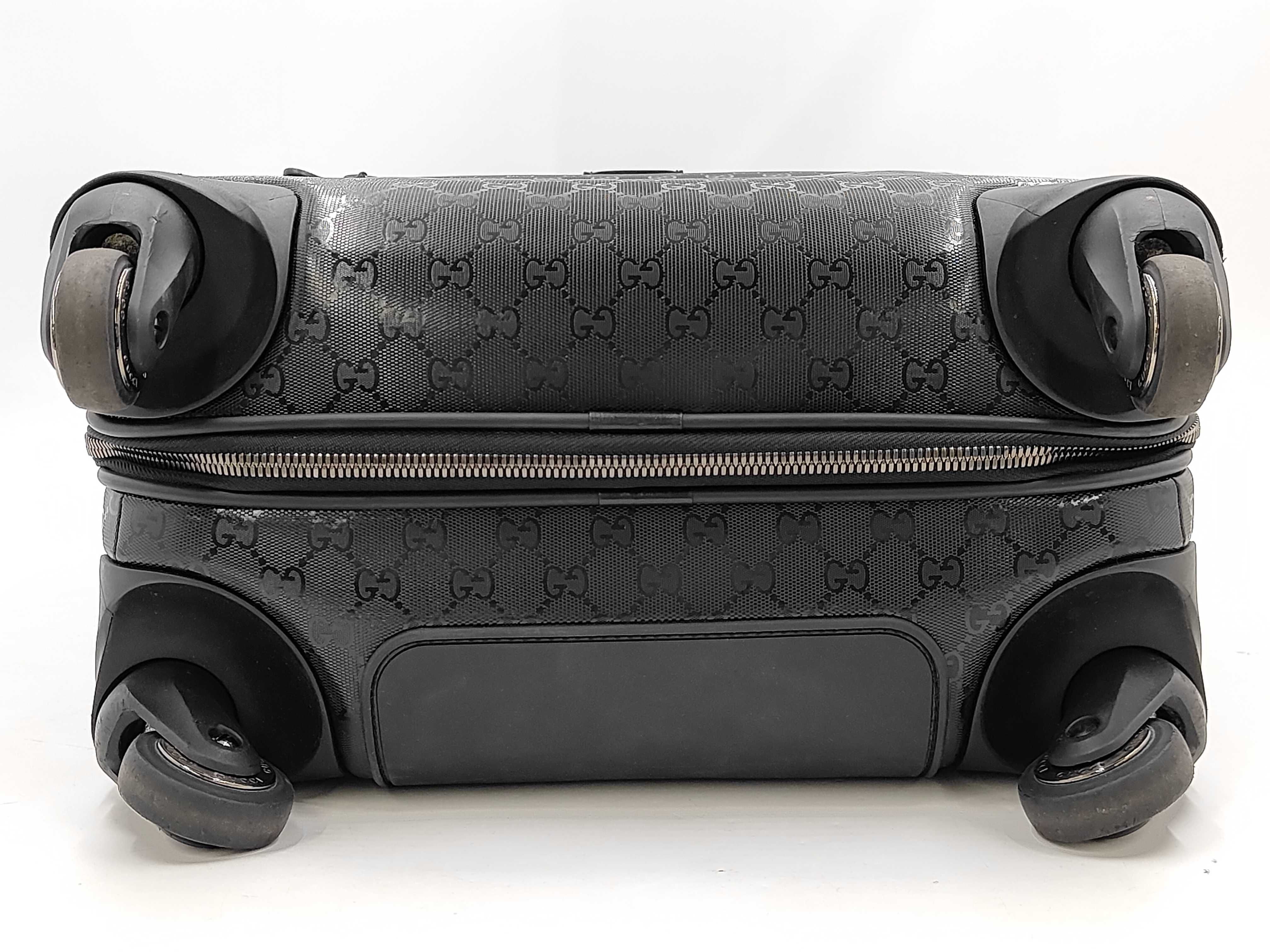 GG Imprime PVC x Leather Carry Case, Black, 293909 Carry Bag — view 8