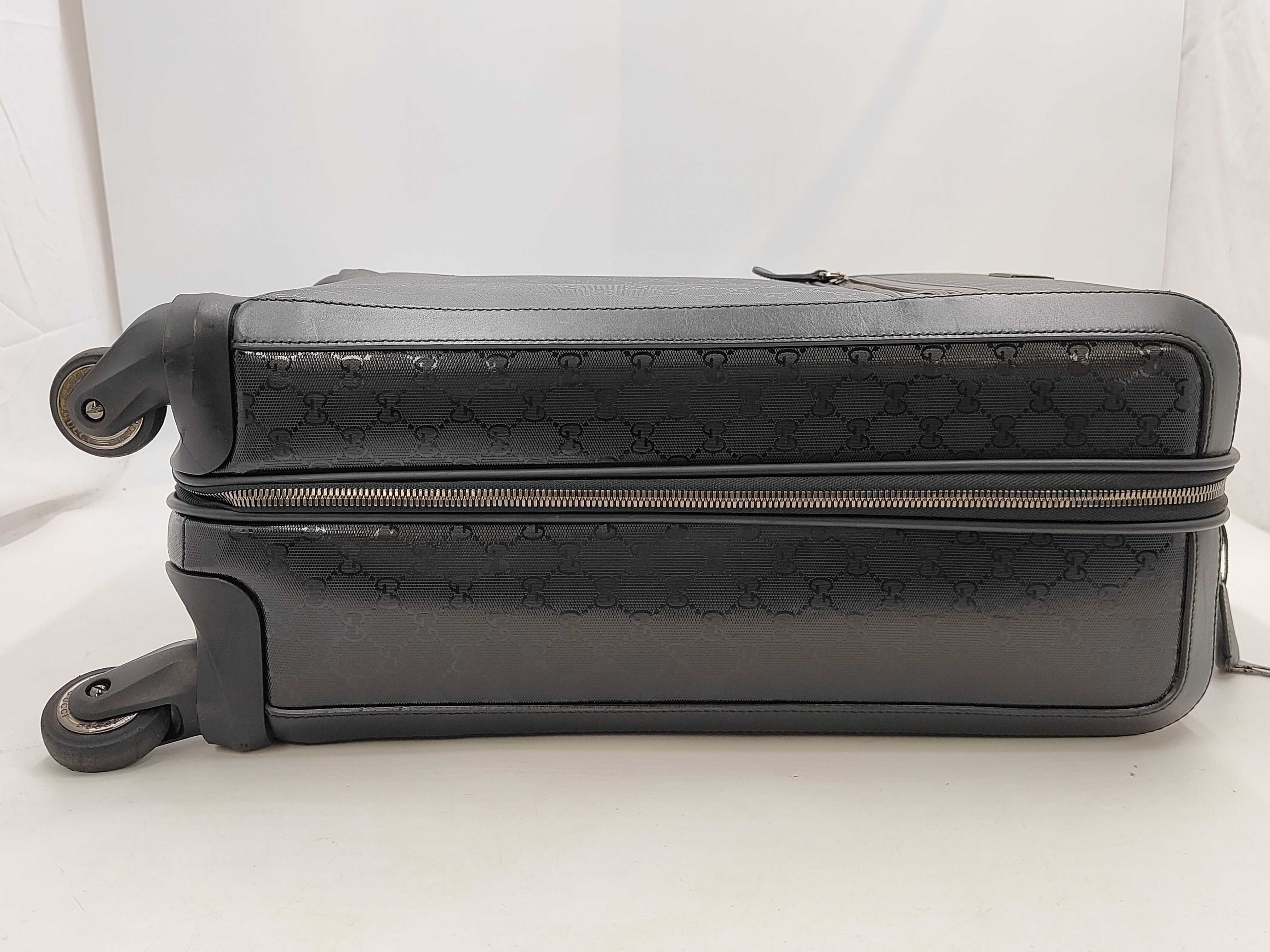 GG Imprime PVC x Leather Carry Case, Black, 293909 Carry Bag — view 9