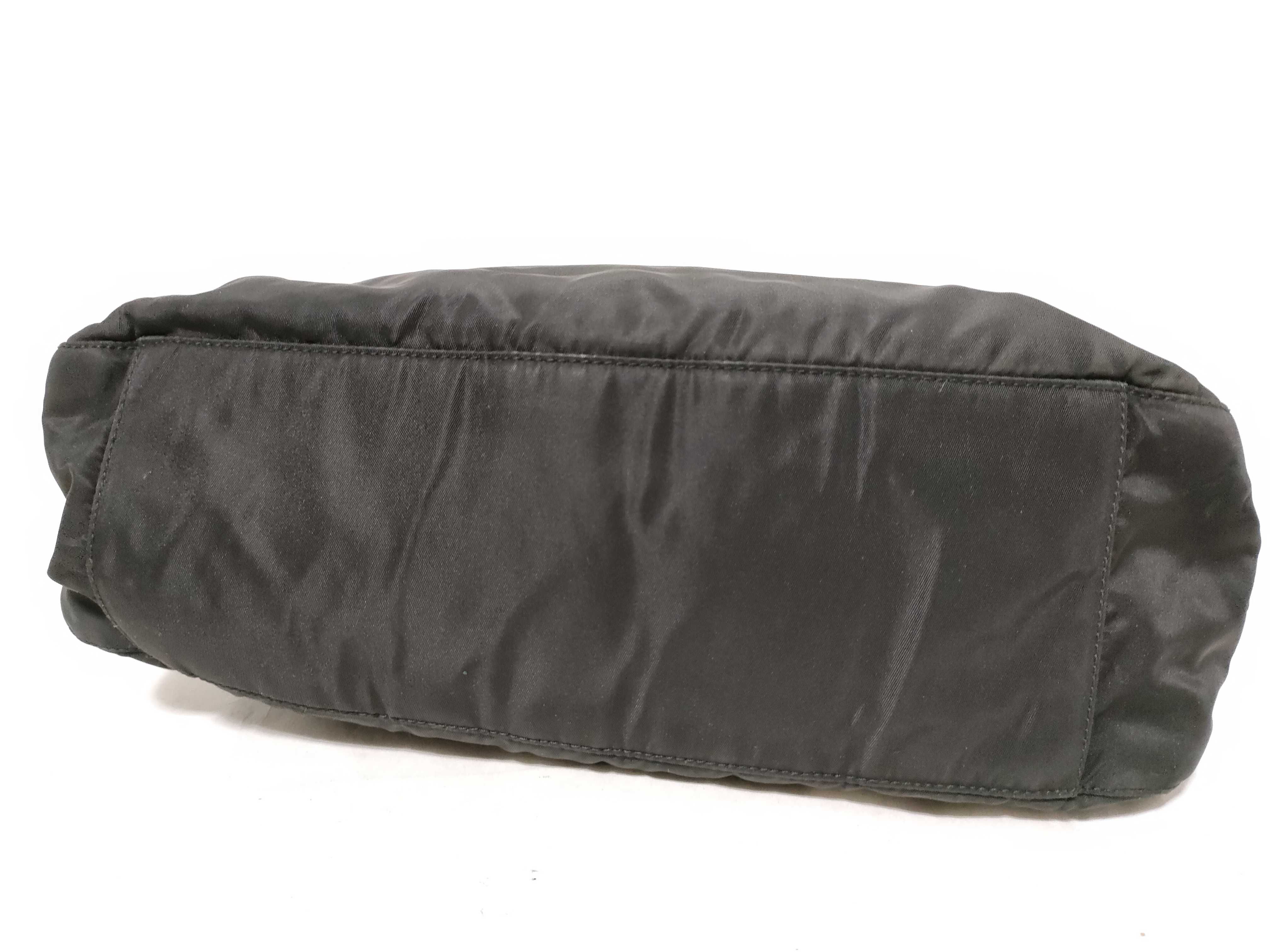 Nylon One-Shoulder Bag with Plastic Handle — view 7