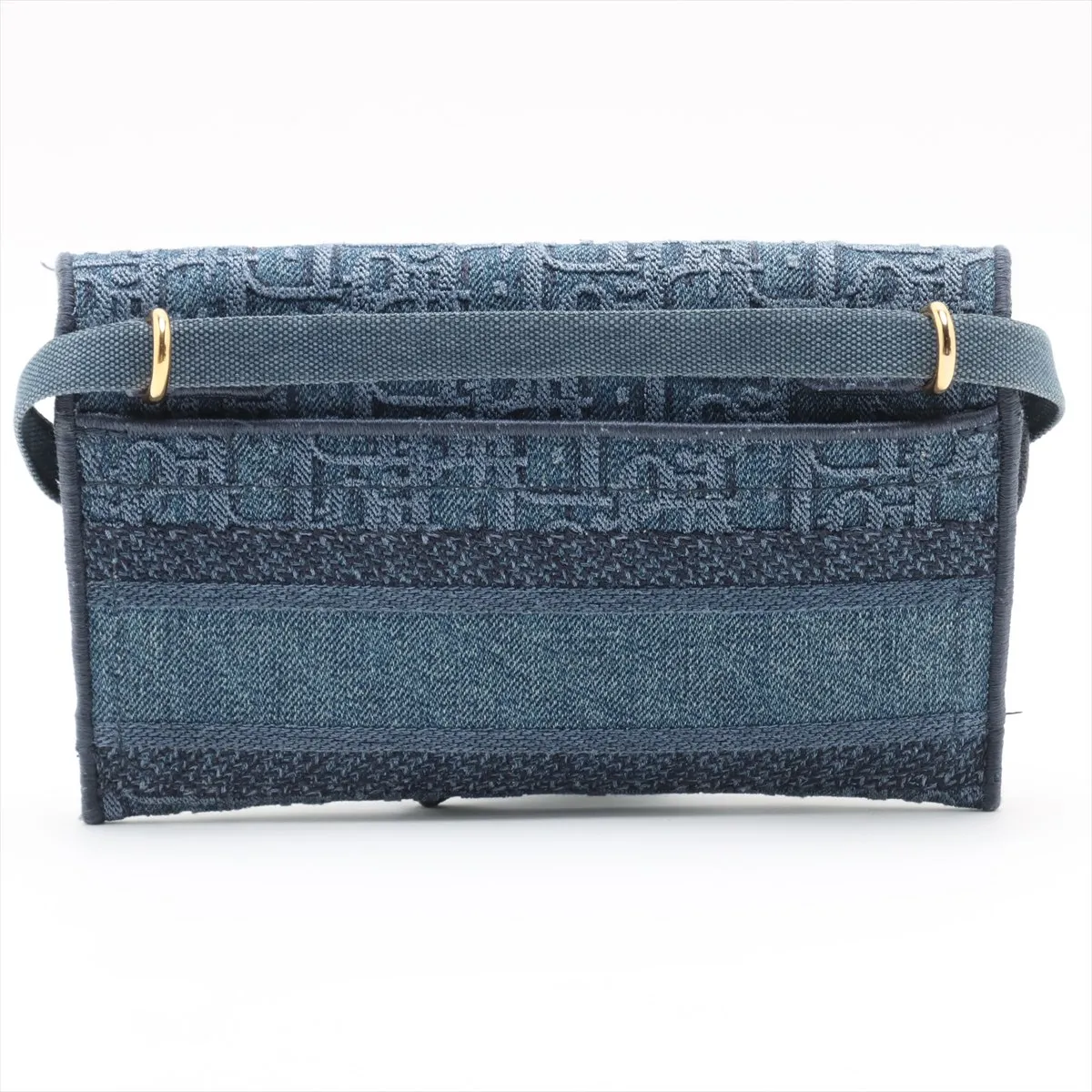 Trotter Saddle Bag Denim Shoulder Bag Blue — view 2