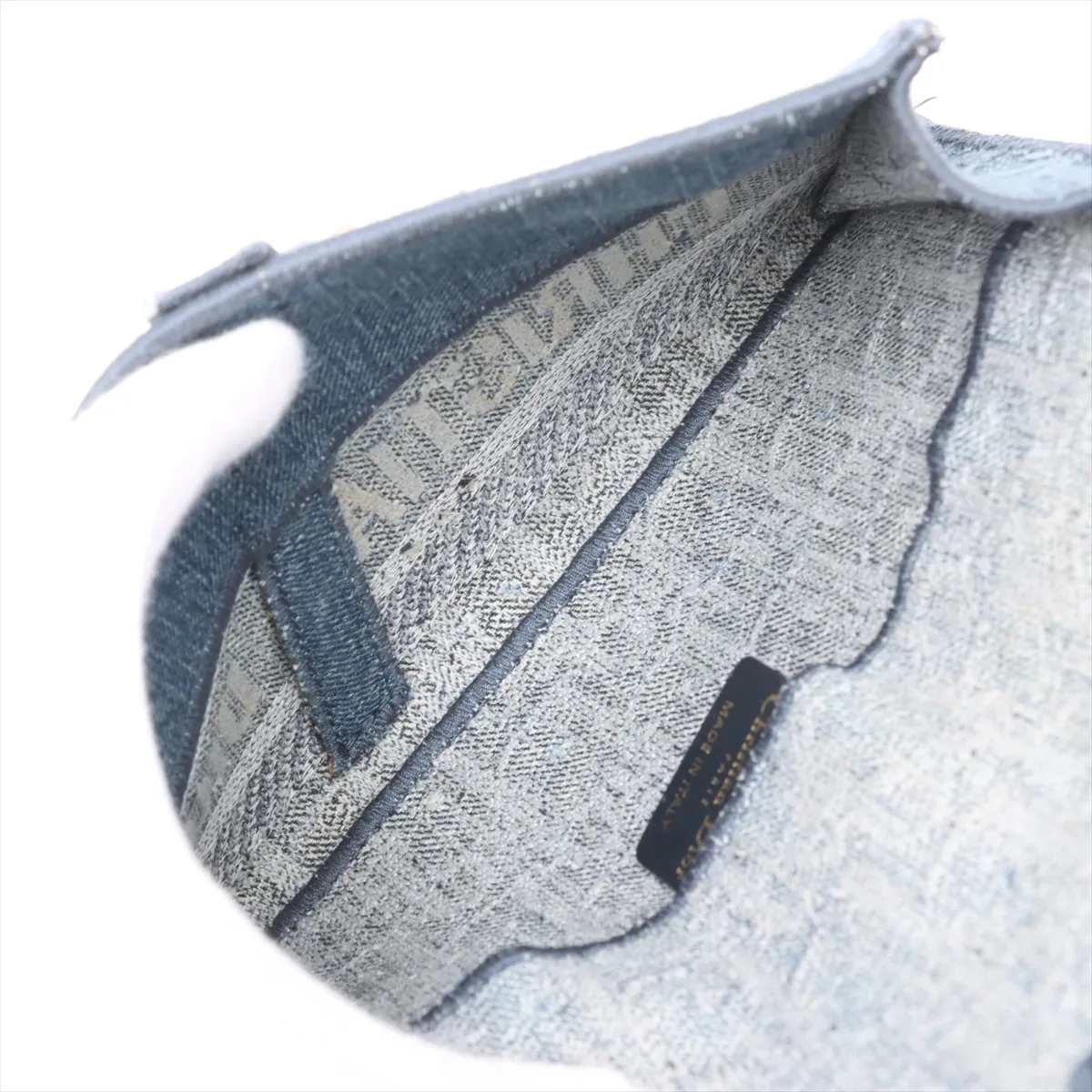 Trotter Saddle Bag Denim Shoulder Bag Blue — view 6