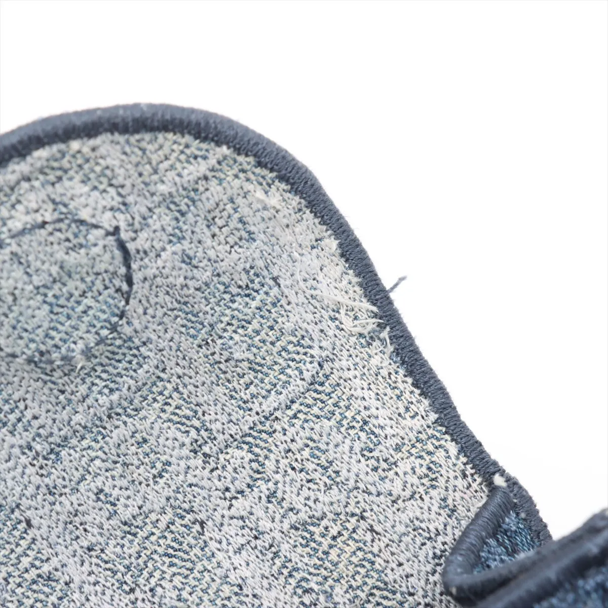 Trotter Saddle Bag Denim Shoulder Bag Blue — view 9