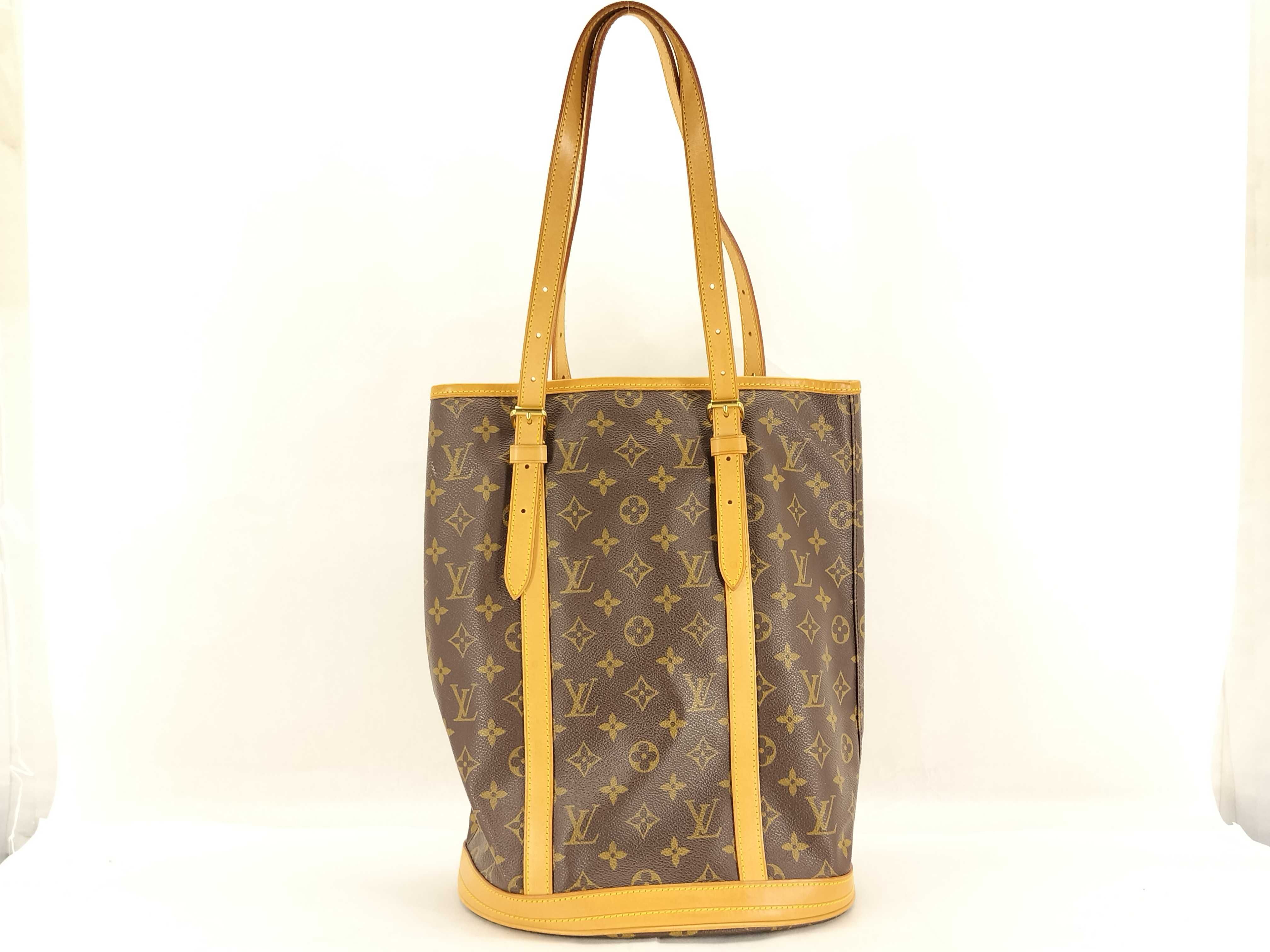 Monogram Louis Vuitton Bucket GM Tote Bag