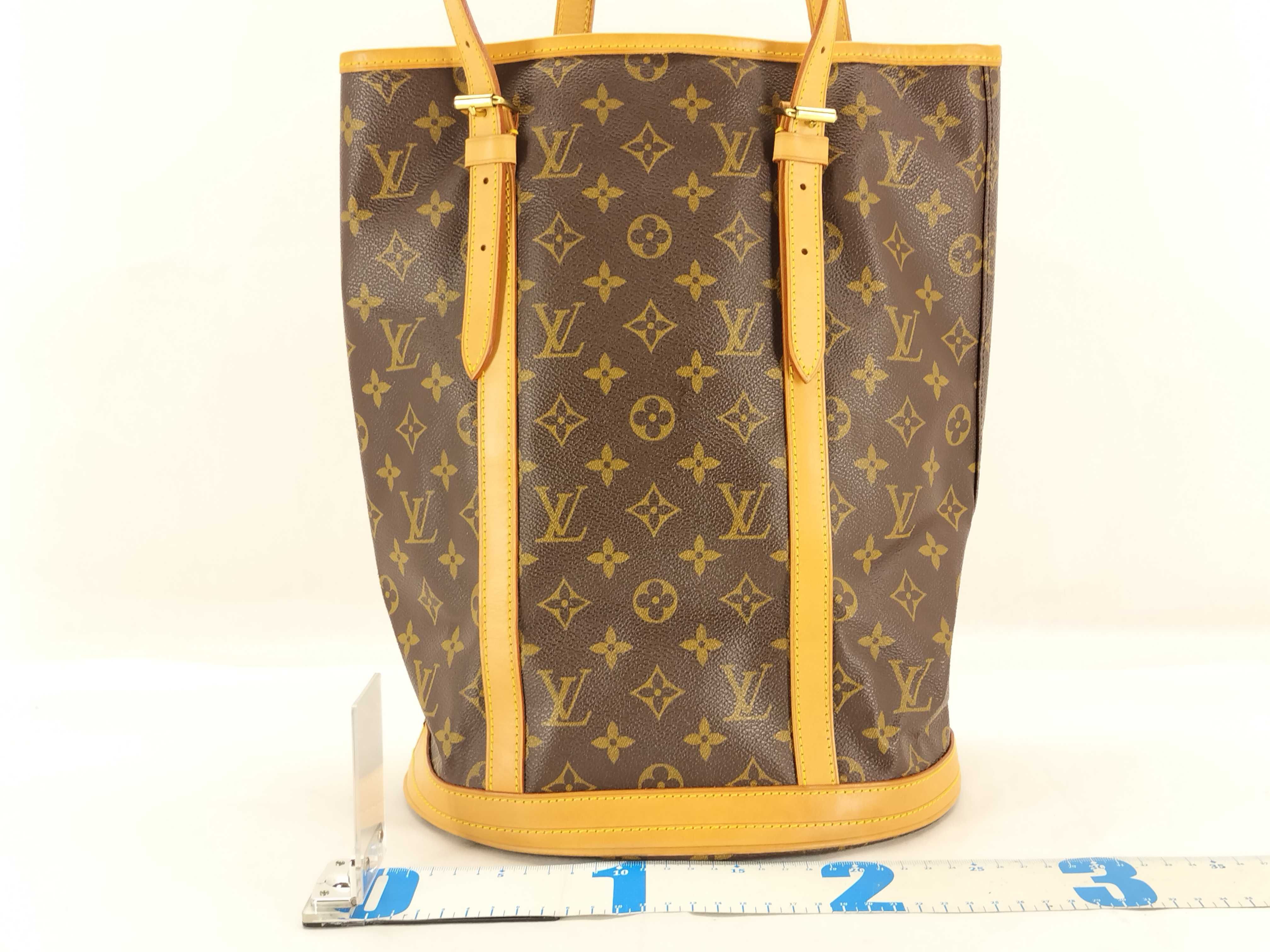 Monogram Louis Vuitton Bucket GM Tote Bag — view 2