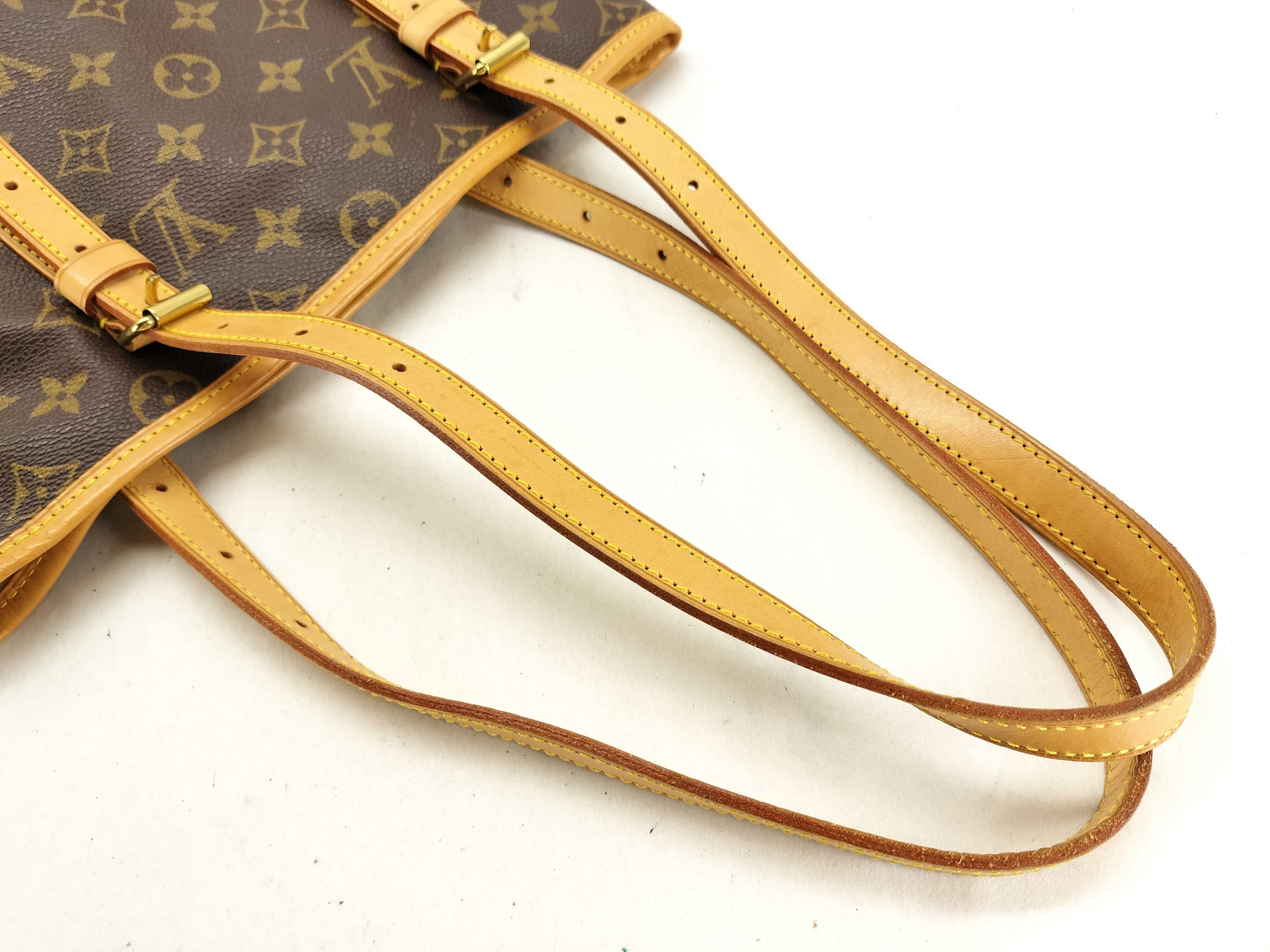 Monogram Louis Vuitton Bucket GM Tote Bag — view 3