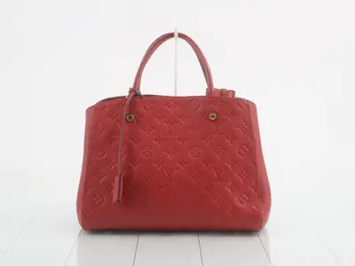 Monogram Empreinte Montaigne MM Cerise 2-Way Handbag