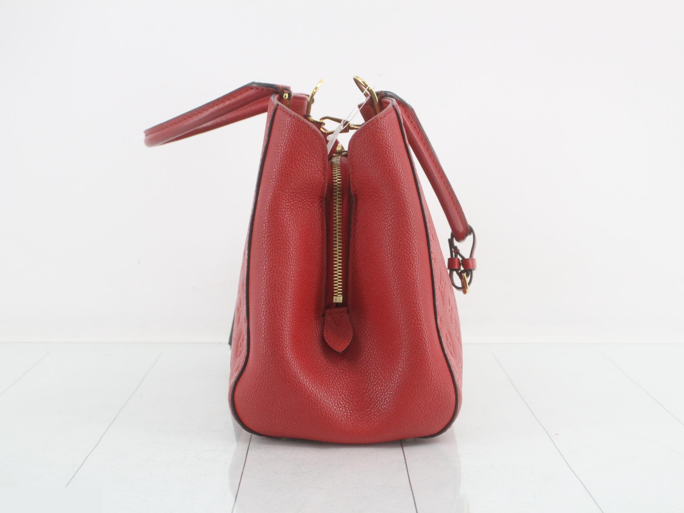 Monogram Empreinte Montaigne MM Cerise 2-Way Handbag — view 3