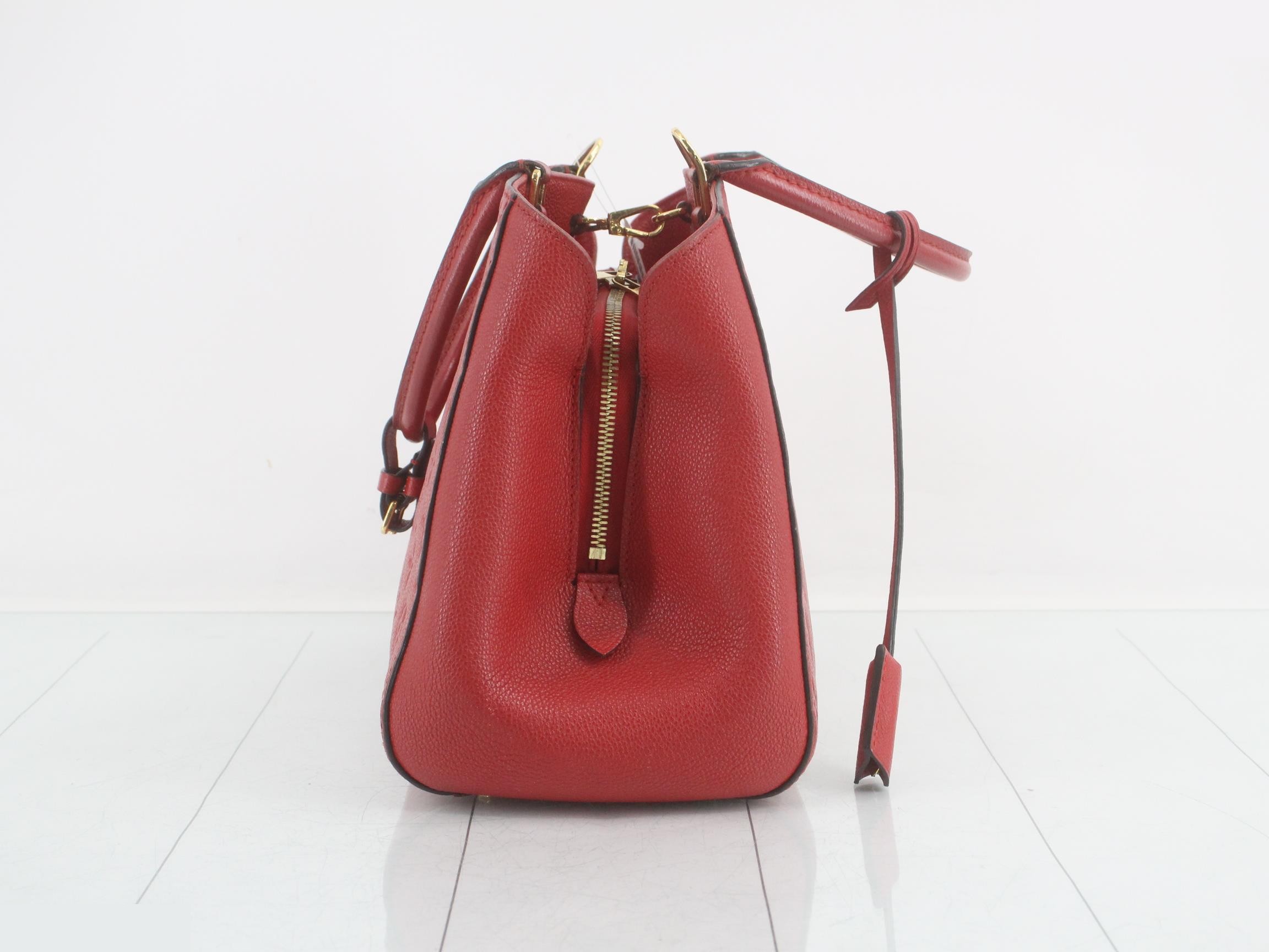 Monogram Empreinte Montaigne MM Cerise 2-Way Handbag — view 4