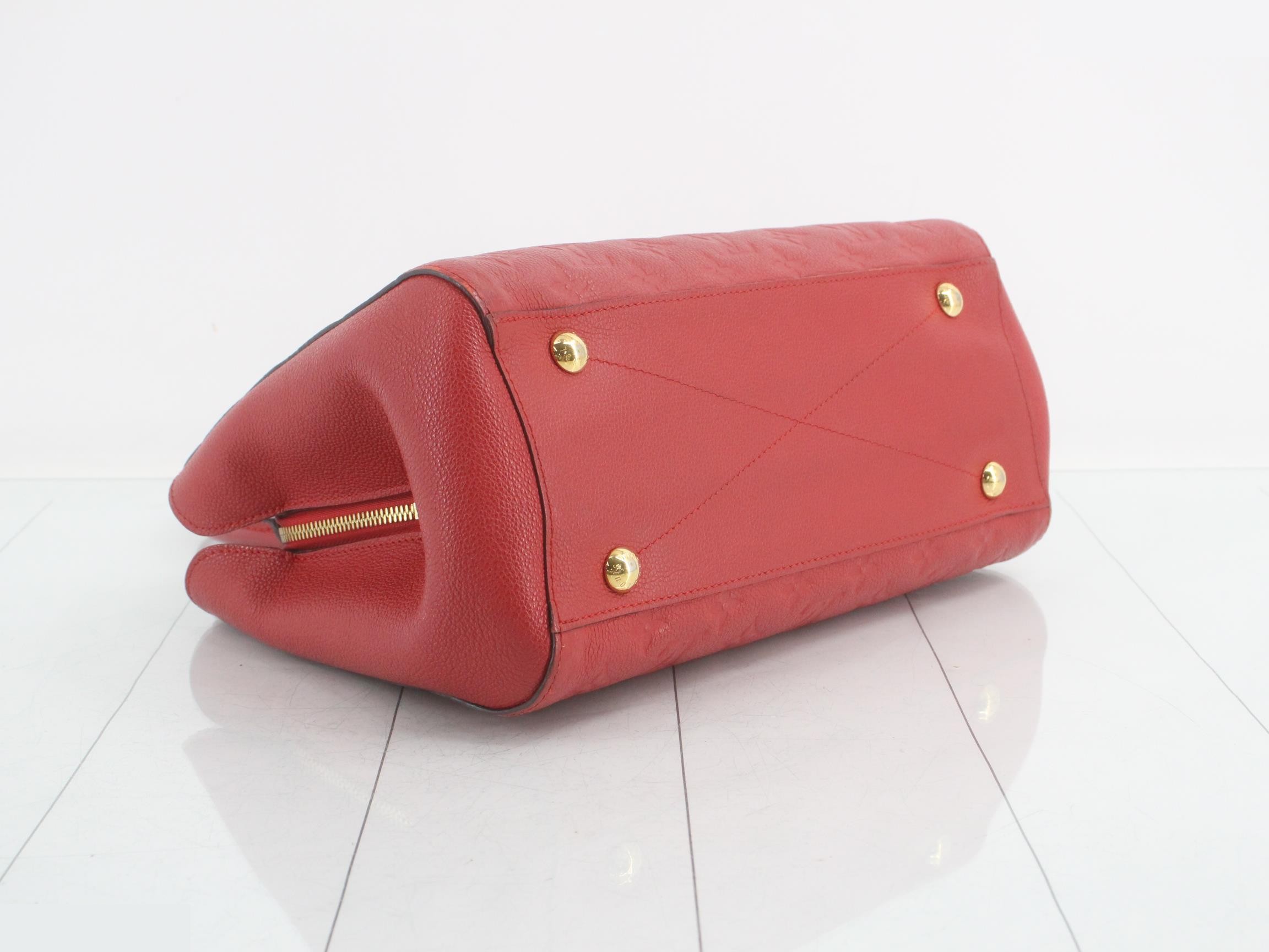Monogram Empreinte Montaigne MM Cerise 2-Way Handbag — view 5