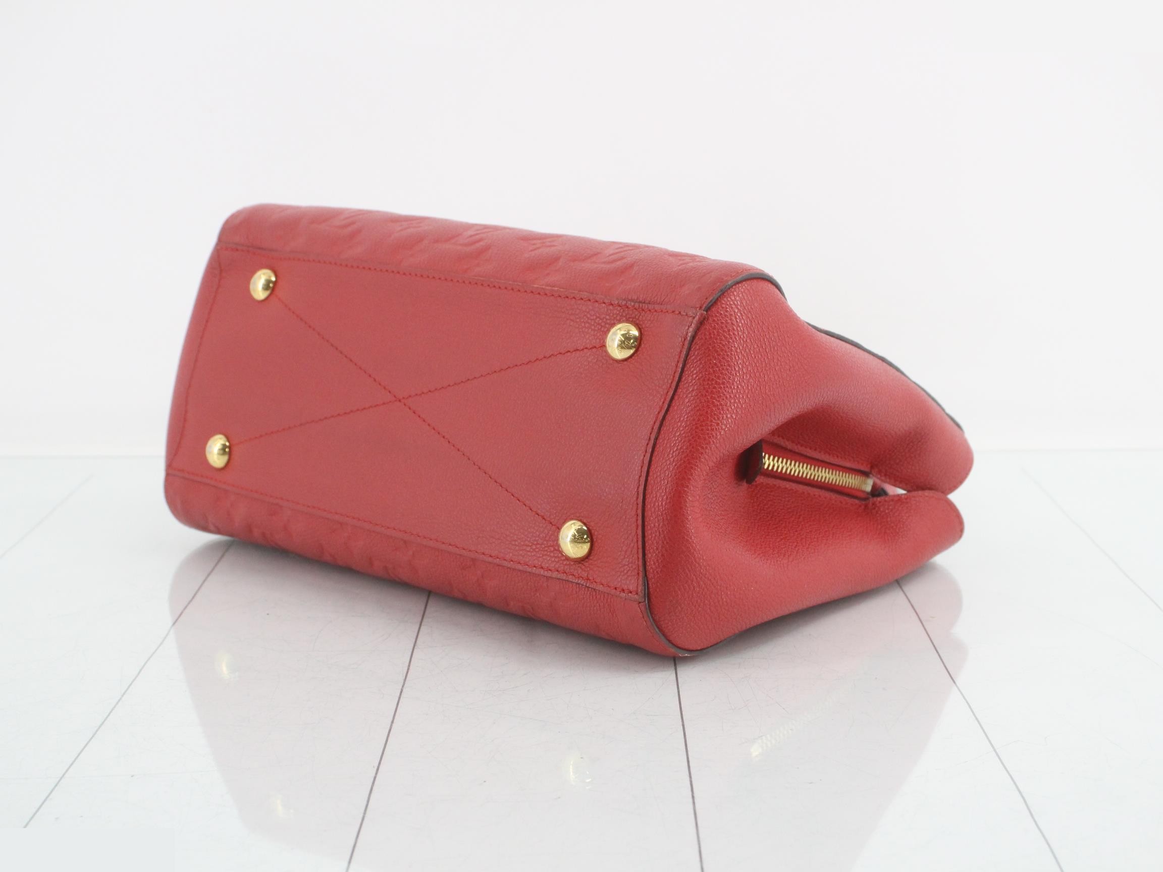 Monogram Empreinte Montaigne MM Cerise 2-Way Handbag — view 6