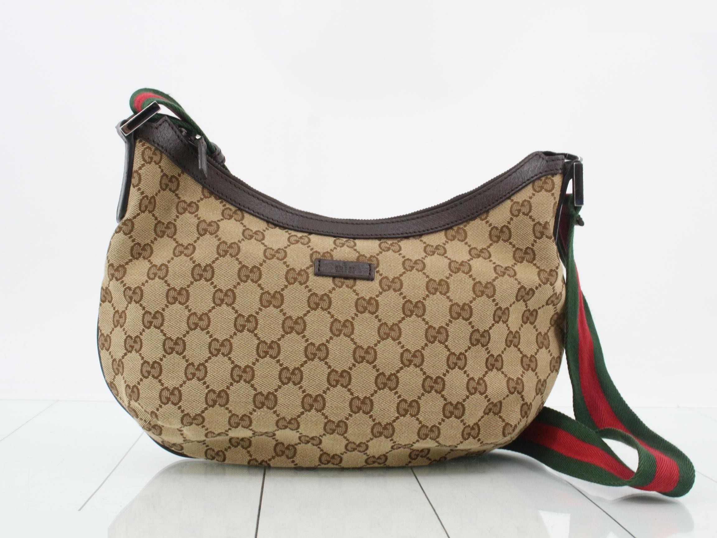 GG Canvas Sherry Hobo Shoulder Bag