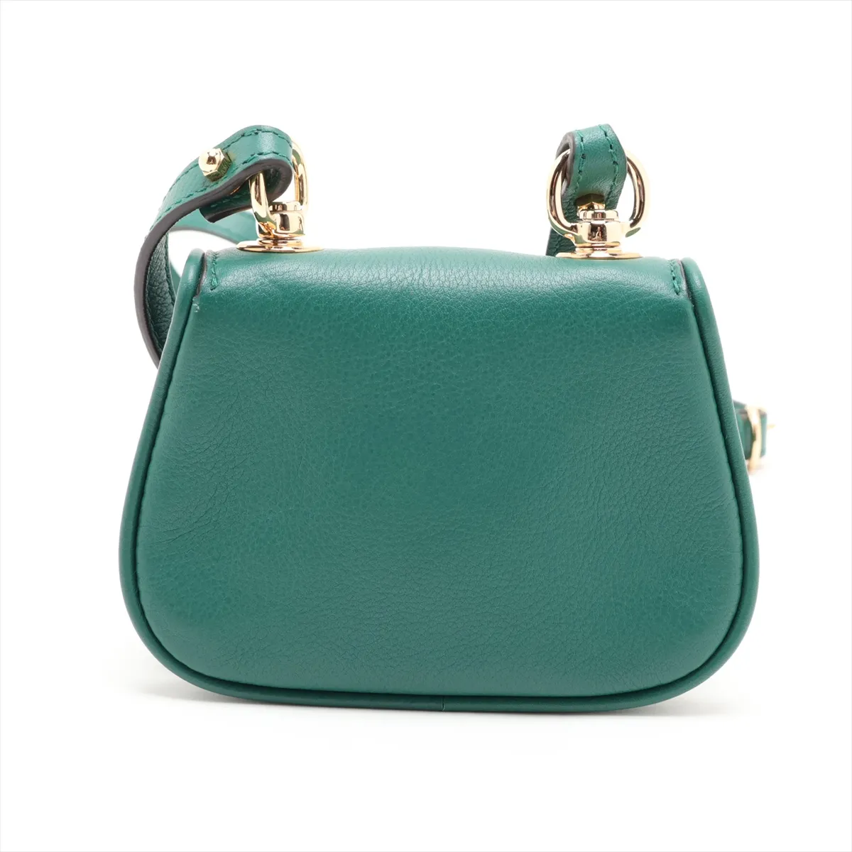 Blondie 698635 Leather Shoulder Bag, Green — view 2