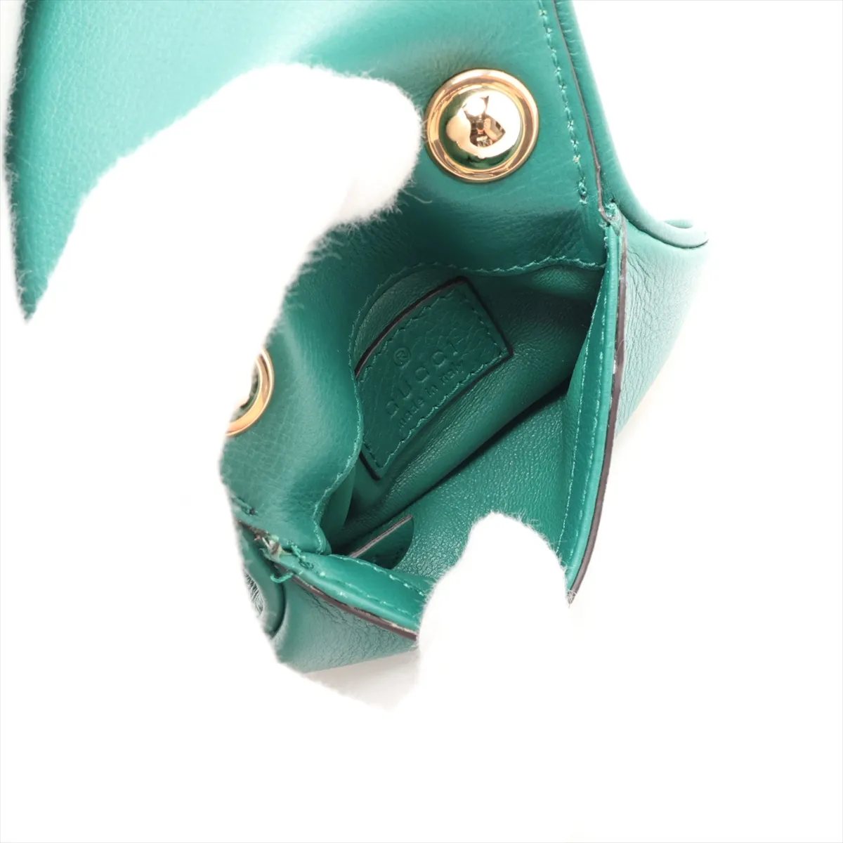Blondie 698635 Leather Shoulder Bag, Green — view 6