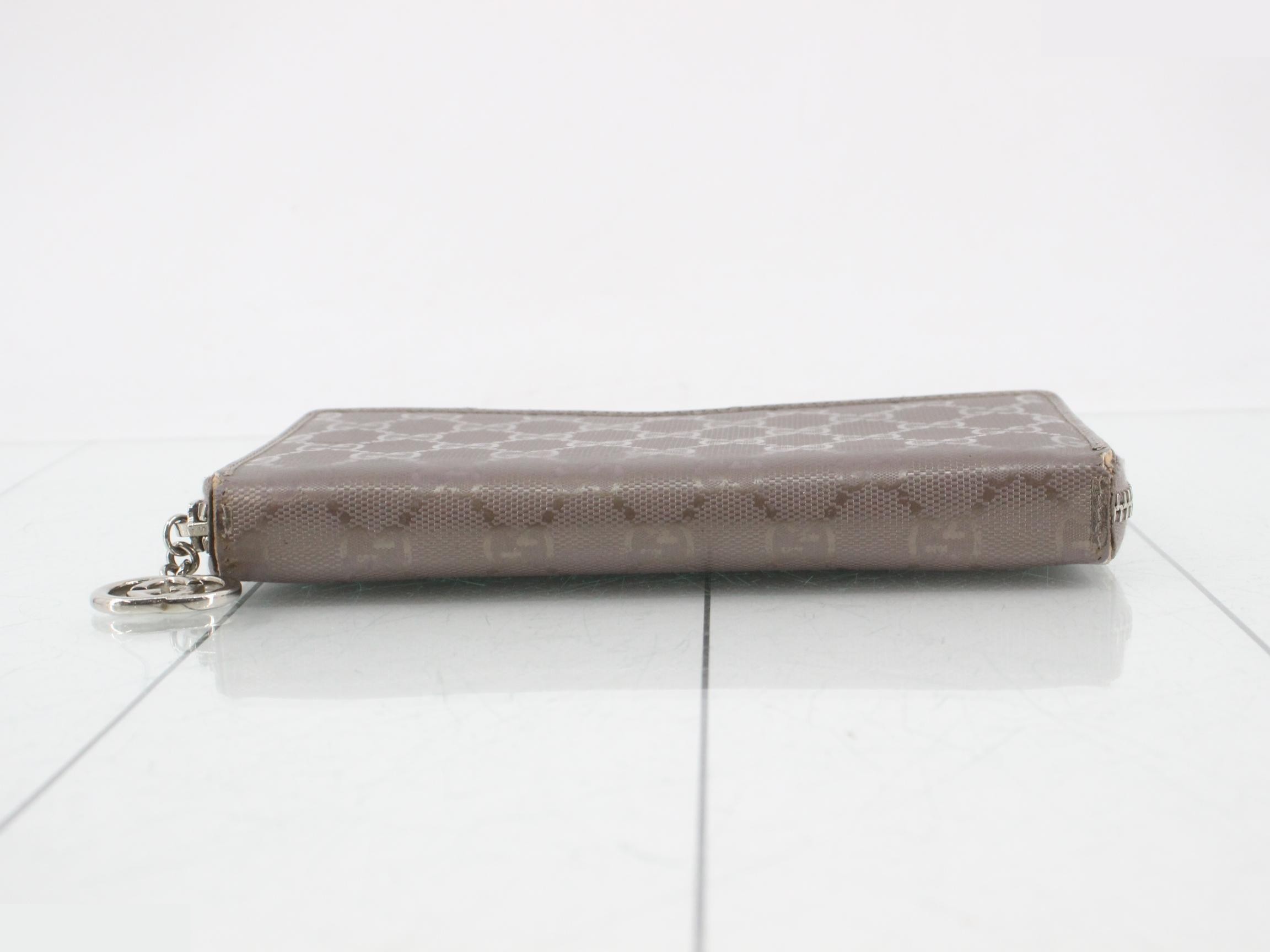 Round zipper long wallet — view 3