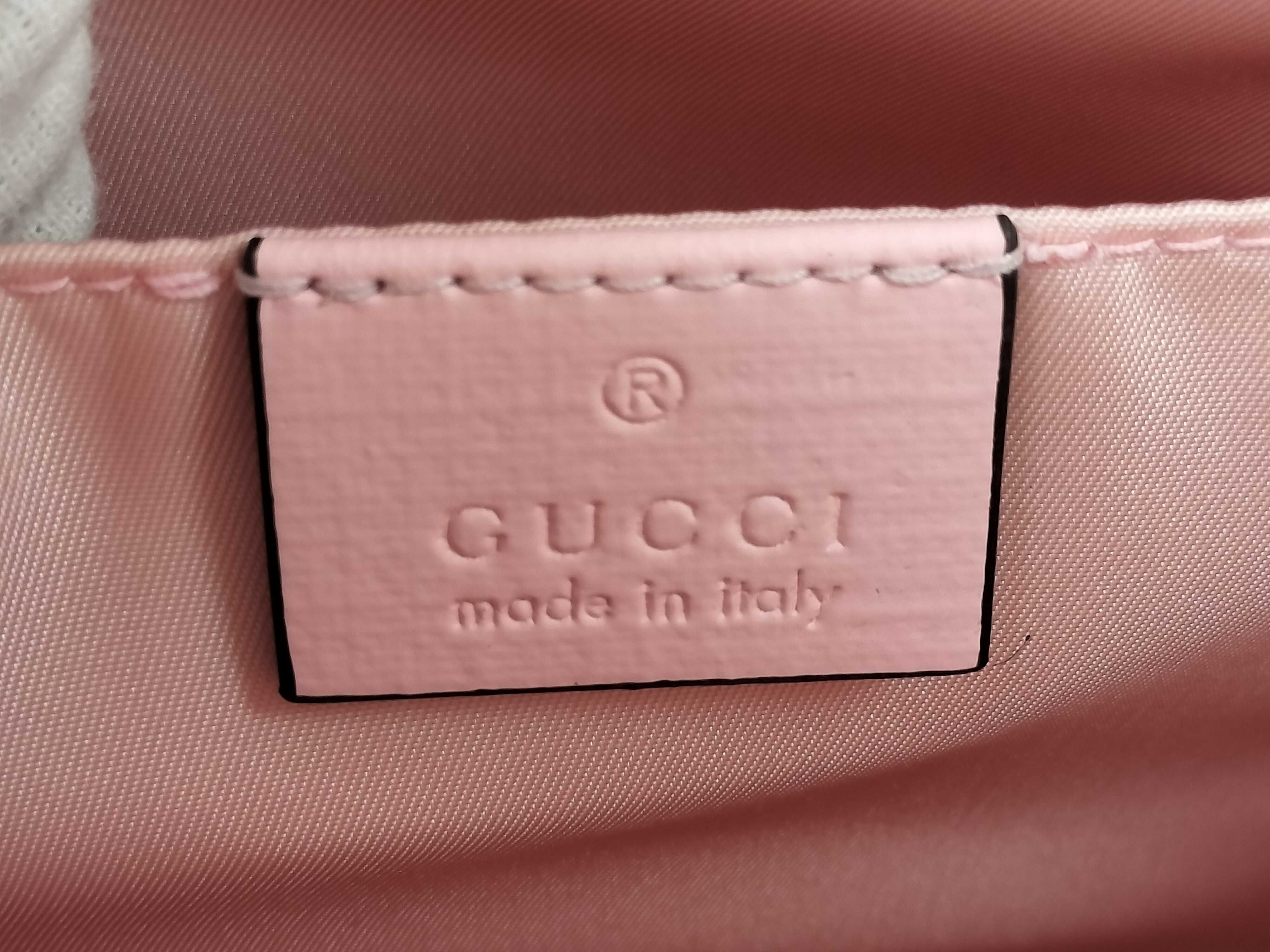 GG Supreme Gucci x Higuchi Yuko Children's Canvas x Patent Leather Tote Bag Pink 605614 Tote Bag — view 11