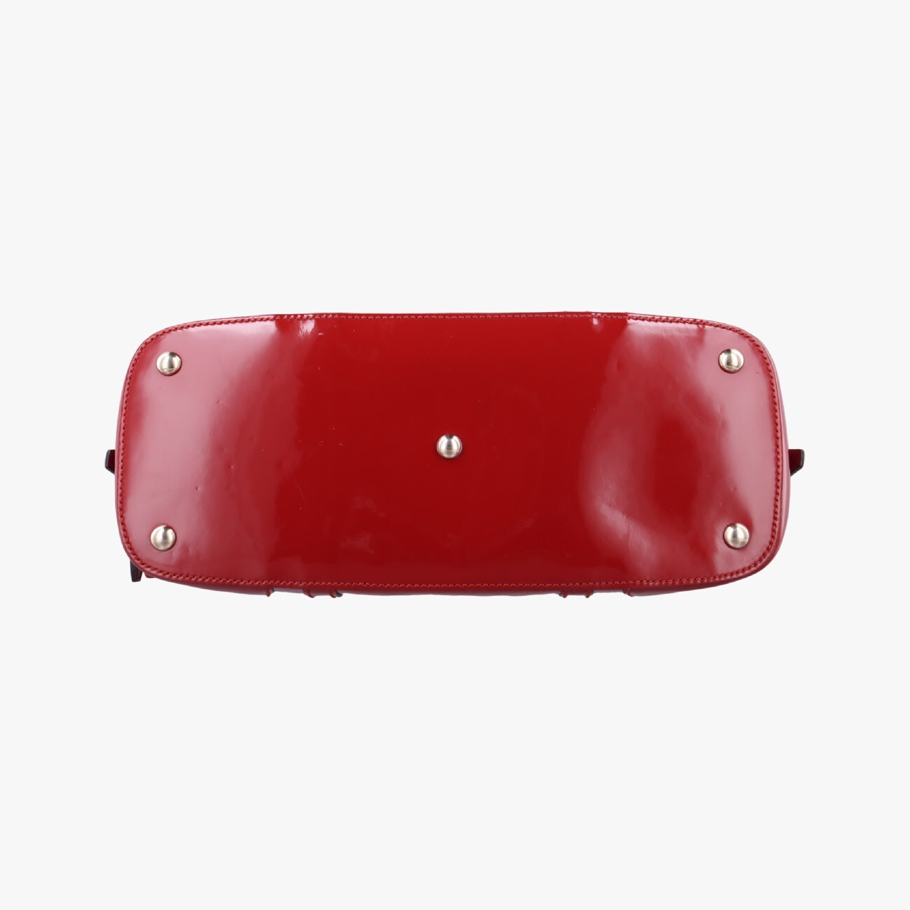 Microguccissima Red Patent Leather Handbag 309617 C014370431 — view 3