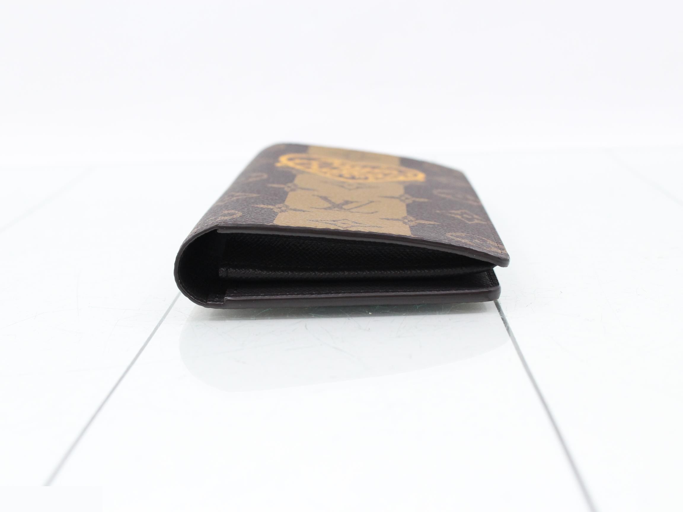 Monogram Portefeuille Brazza Long Wallet — view 3