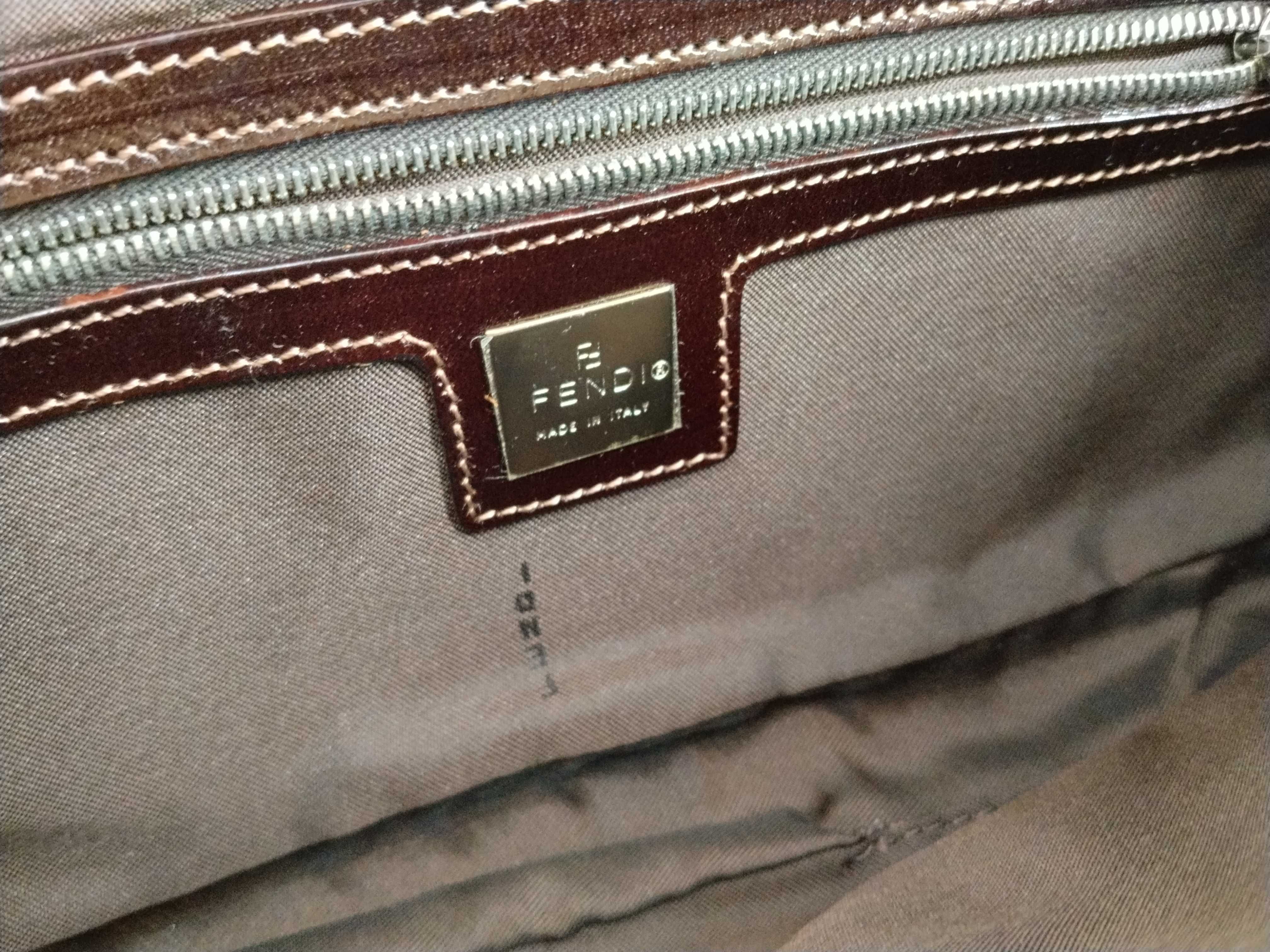 Zucca pattern Fendi Zucca Mamma Bucket Shoulder Bag — view 12