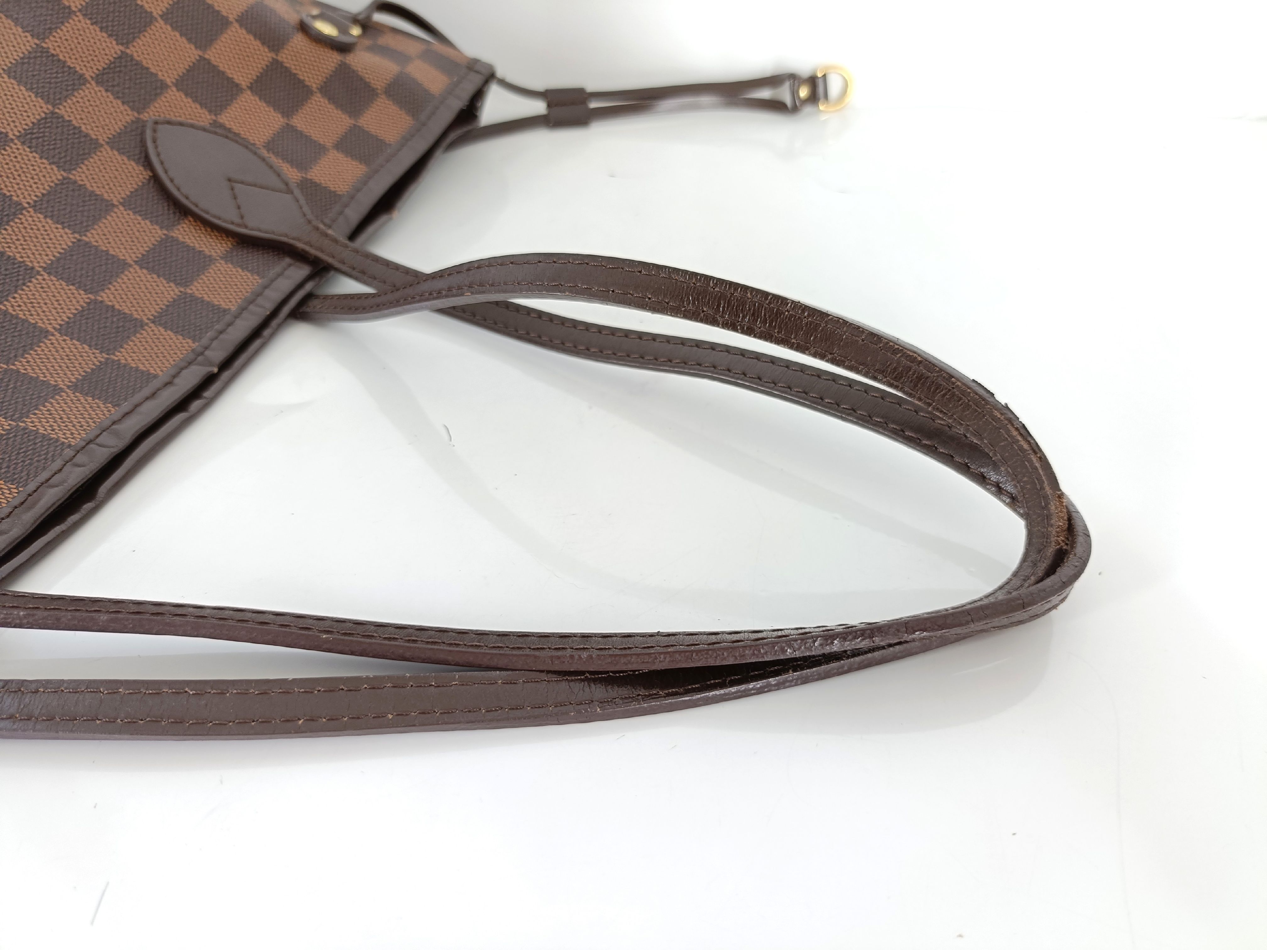 Damier Neverfull MM N51105 GI5101 Brown Tote Bag — view 3