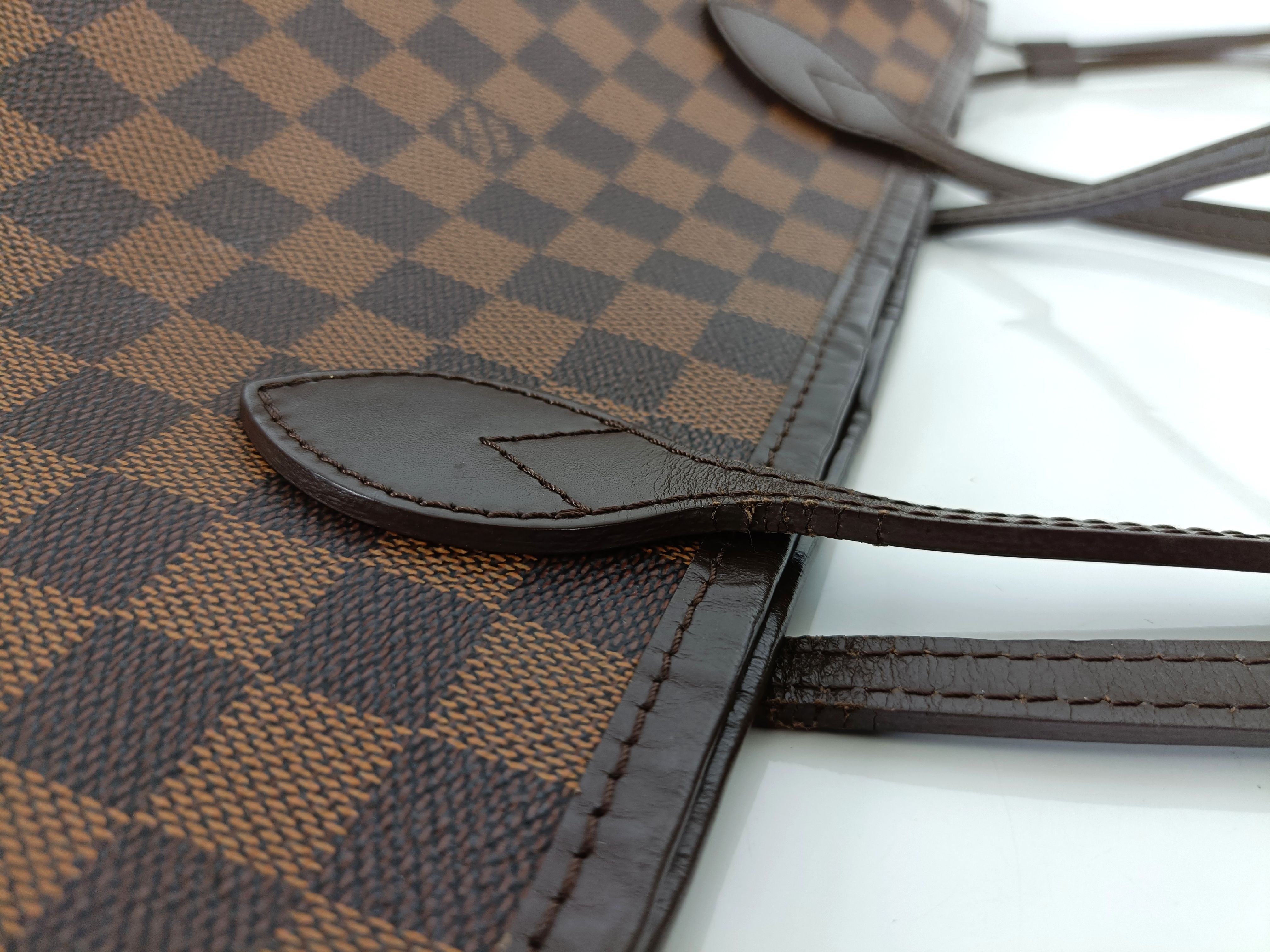 Damier Neverfull MM N51105 GI5101 Brown Tote Bag — view 5