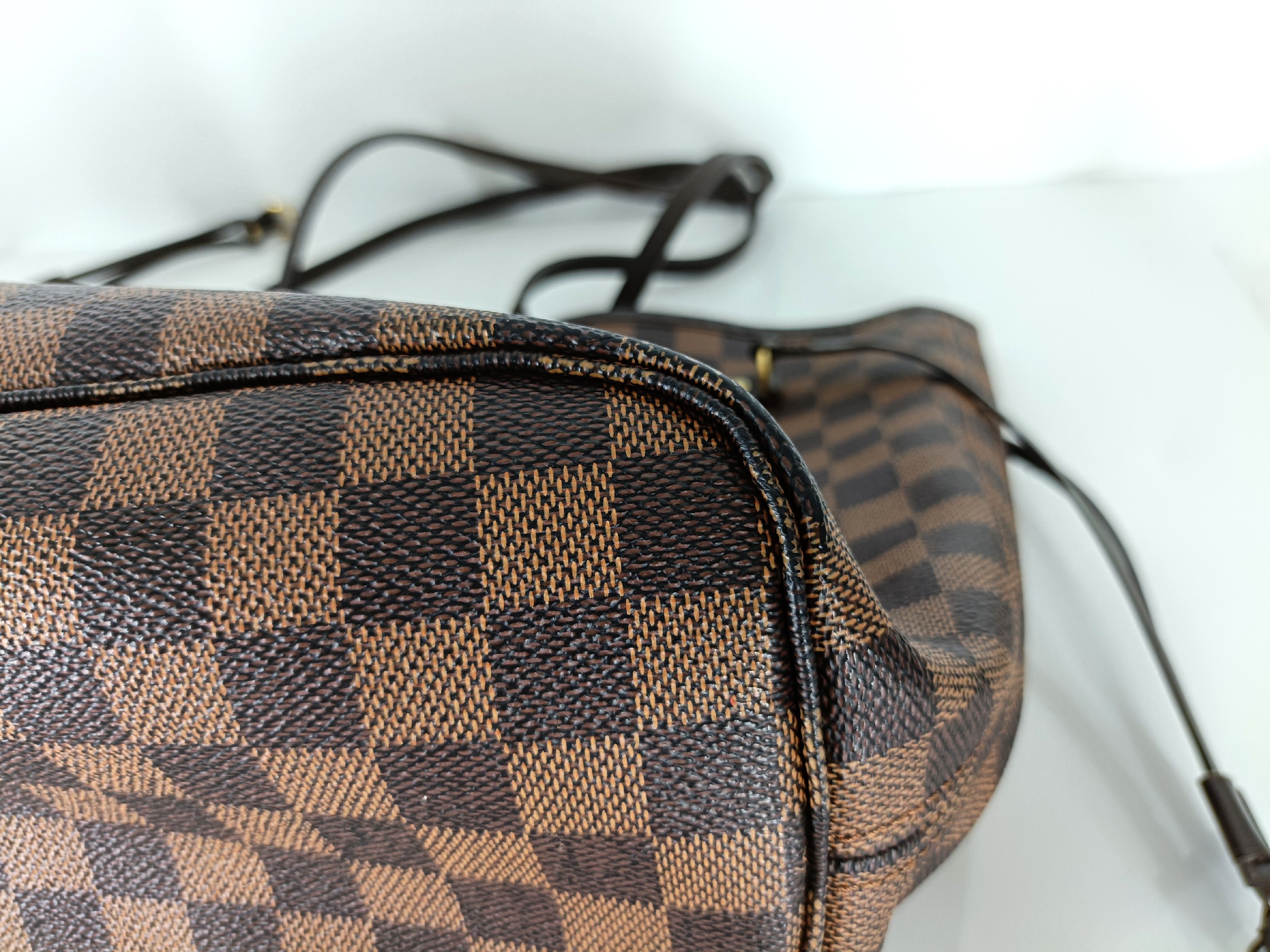 Damier Neverfull MM N51105 GI5101 Brown Tote Bag — view 6
