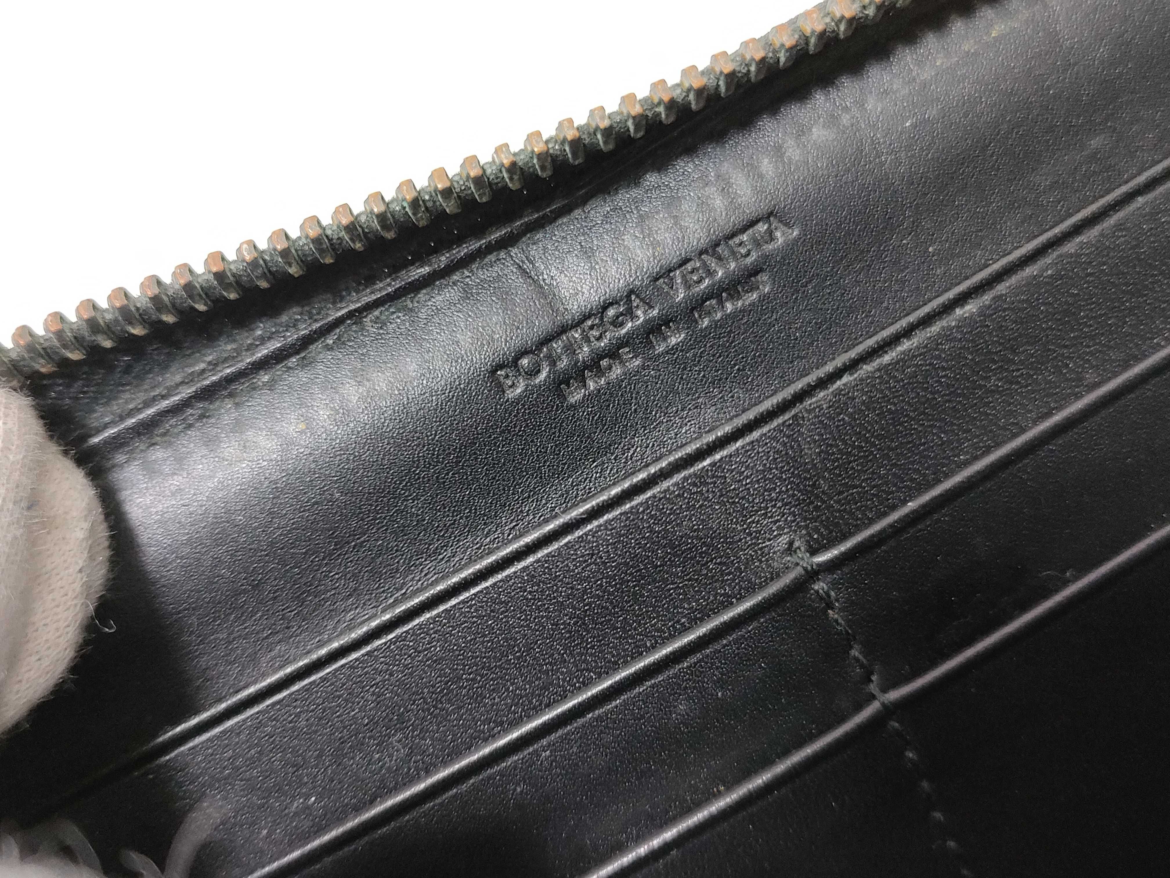 Intrecciato Round Zipper Long Wallet — view 13