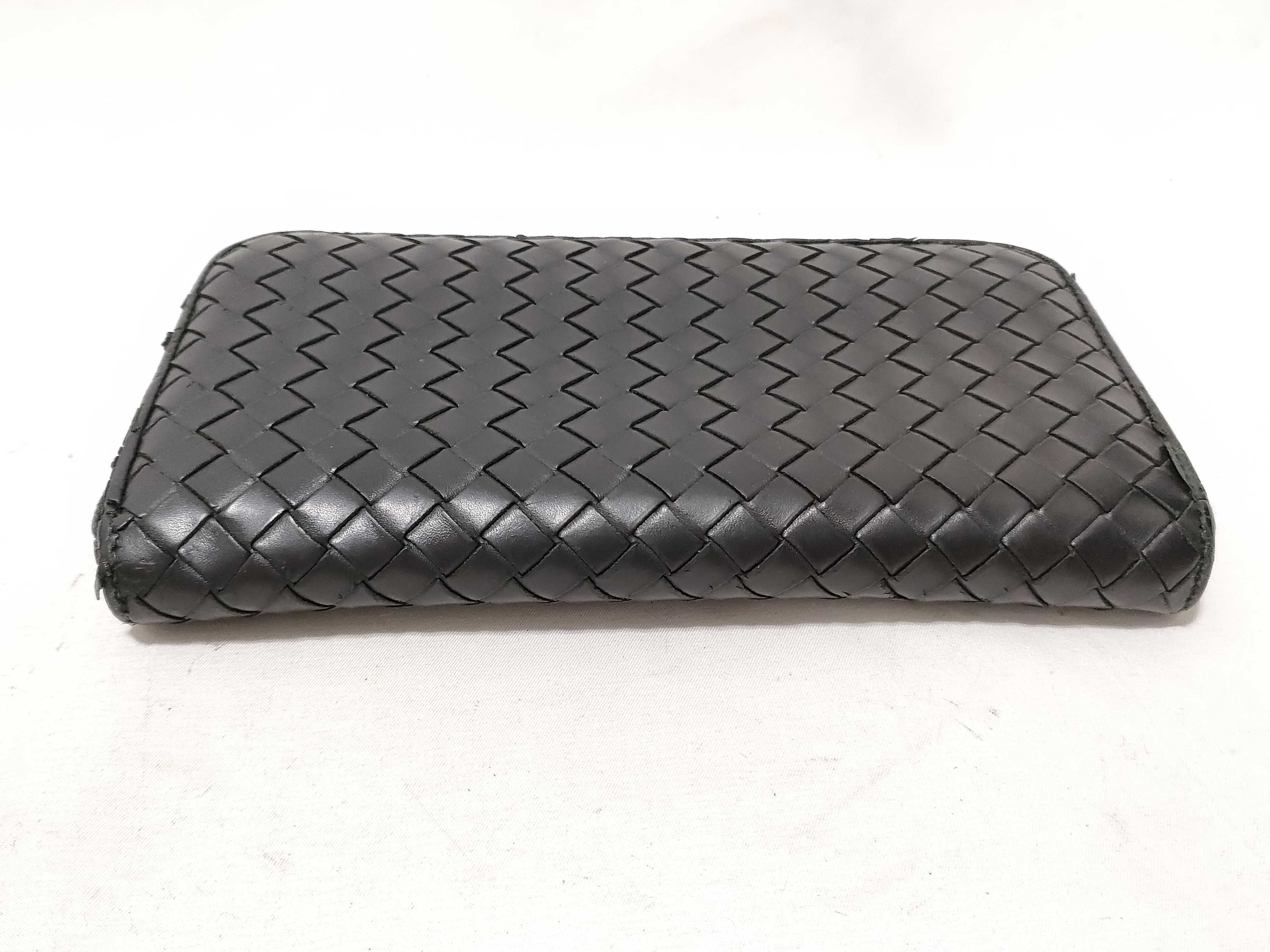 Intrecciato Round Zipper Long Wallet — view 3