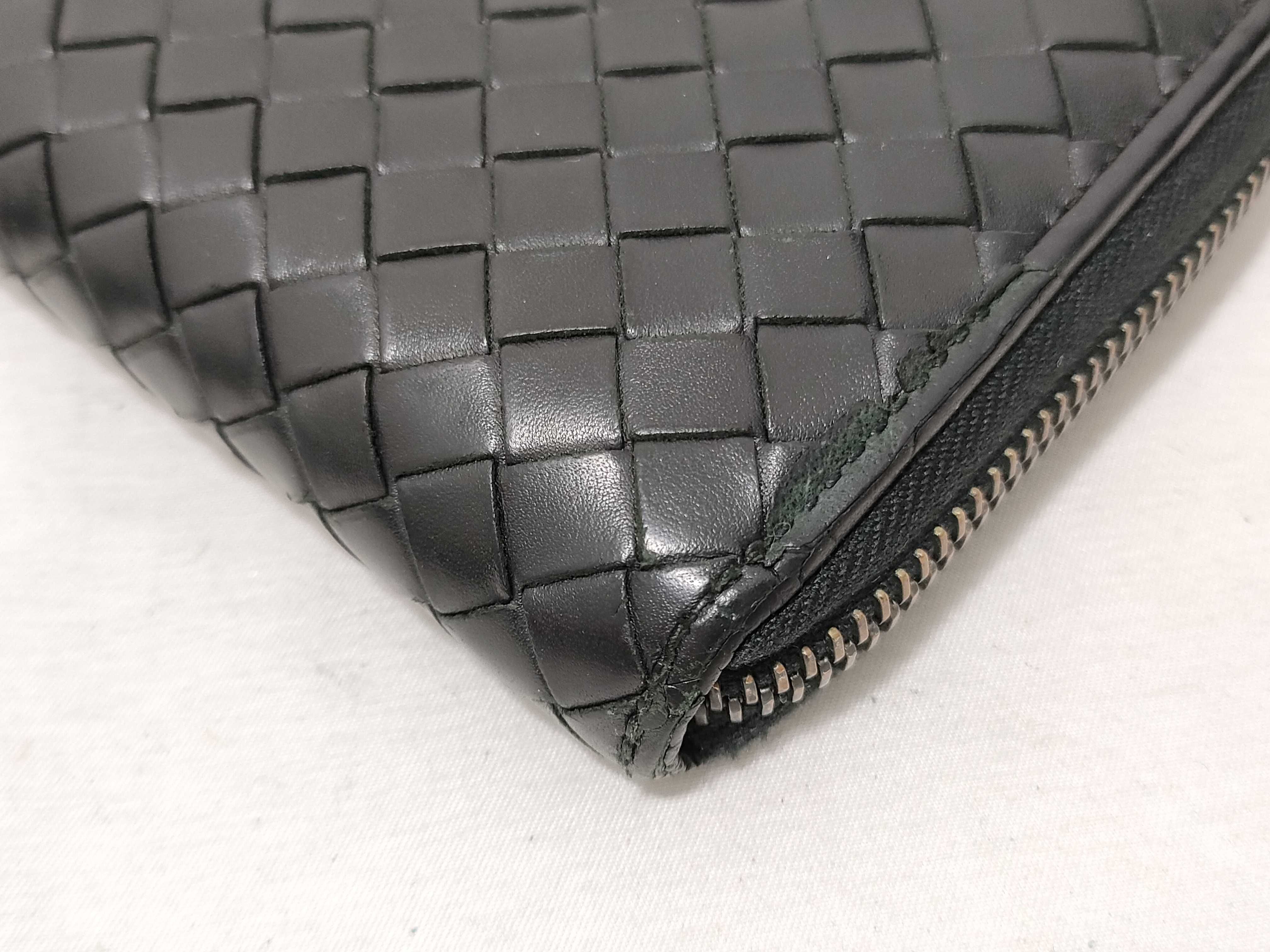 Intrecciato Round Zipper Long Wallet — view 4