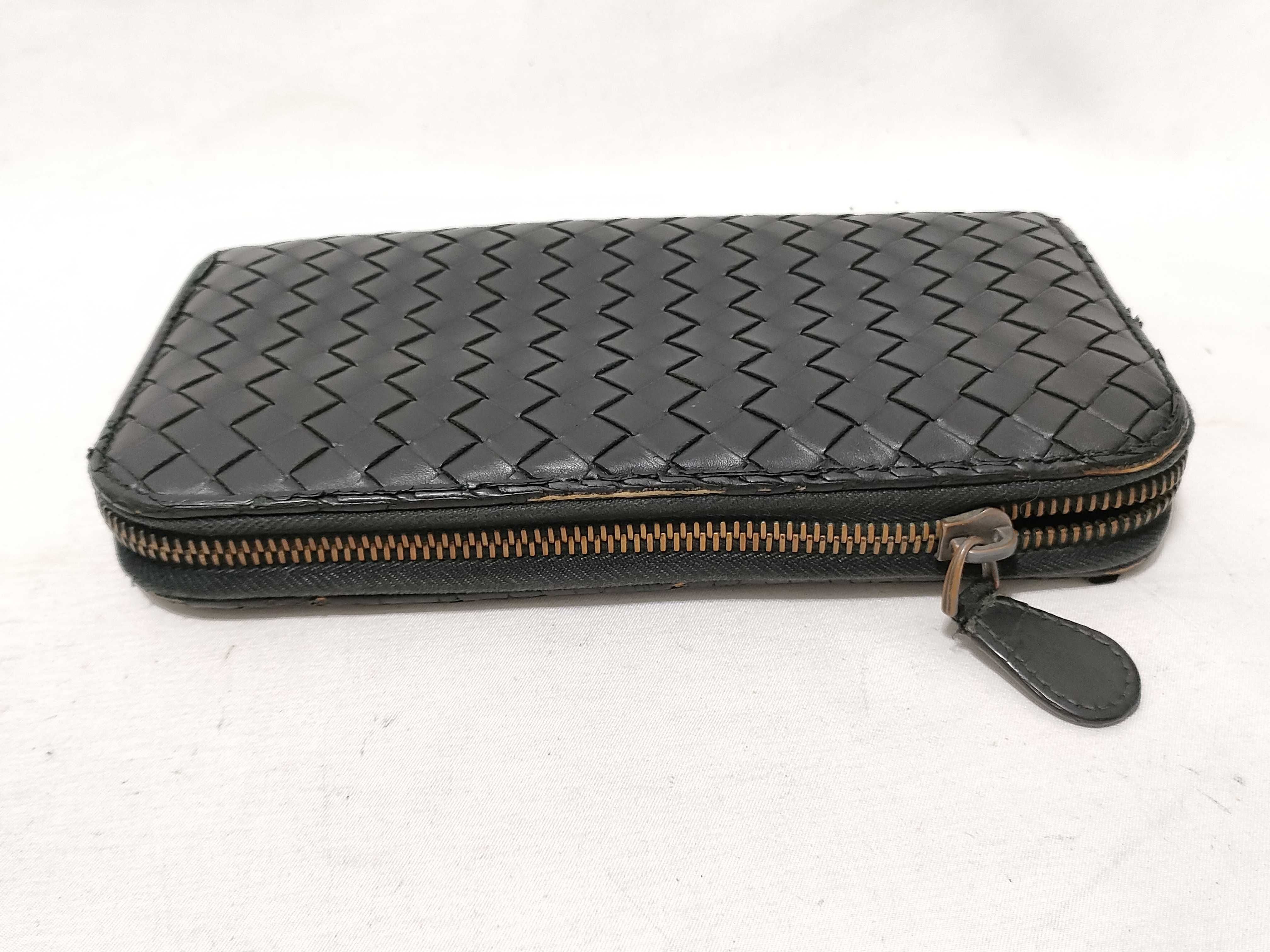Intrecciato Round Zipper Long Wallet — view 6