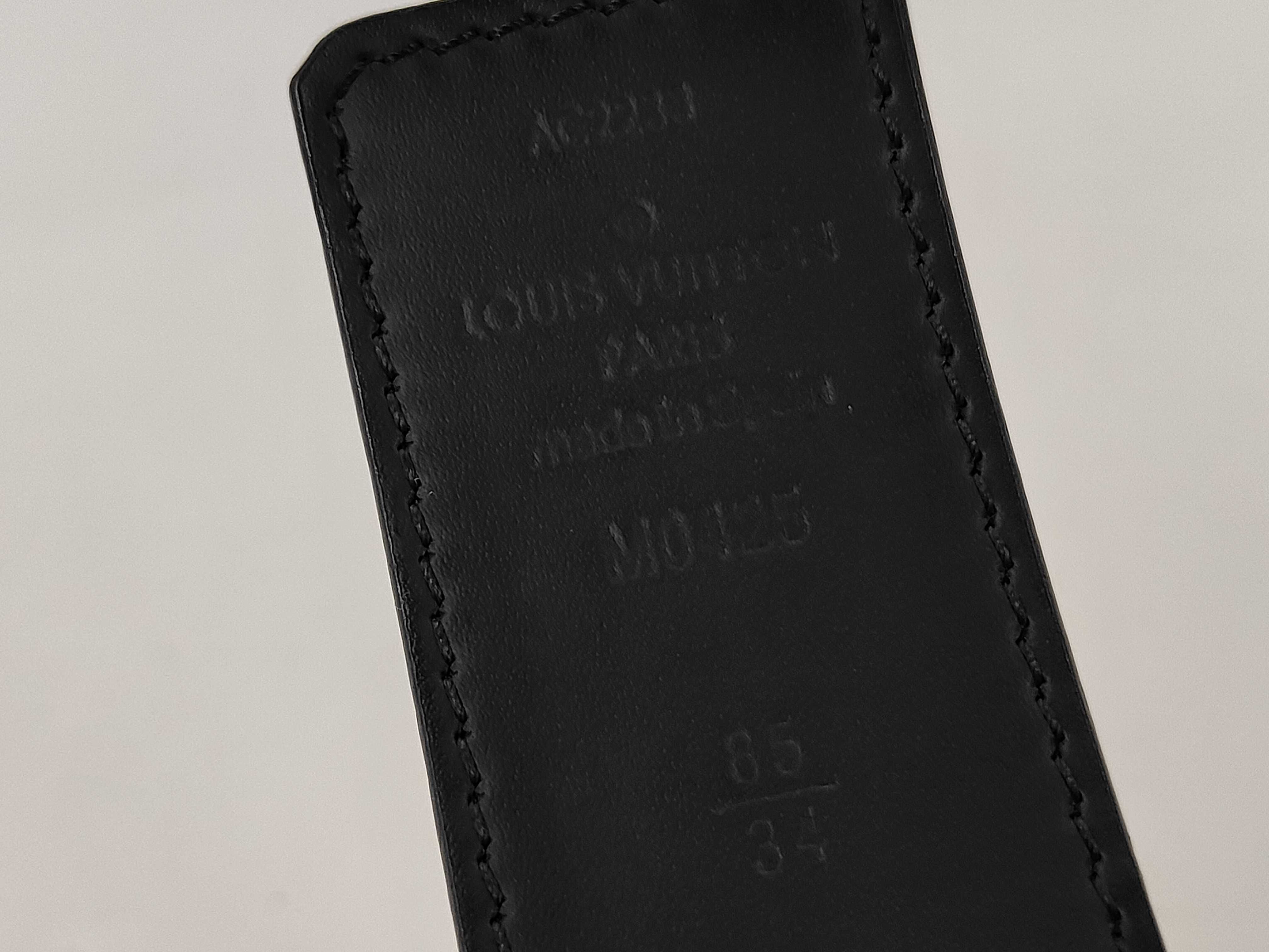 Belt - LV Aerogram 35mm Black M0425V/AC2233 Belt — view 8