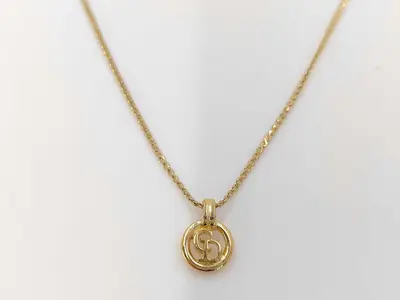 Circle CD Necklace