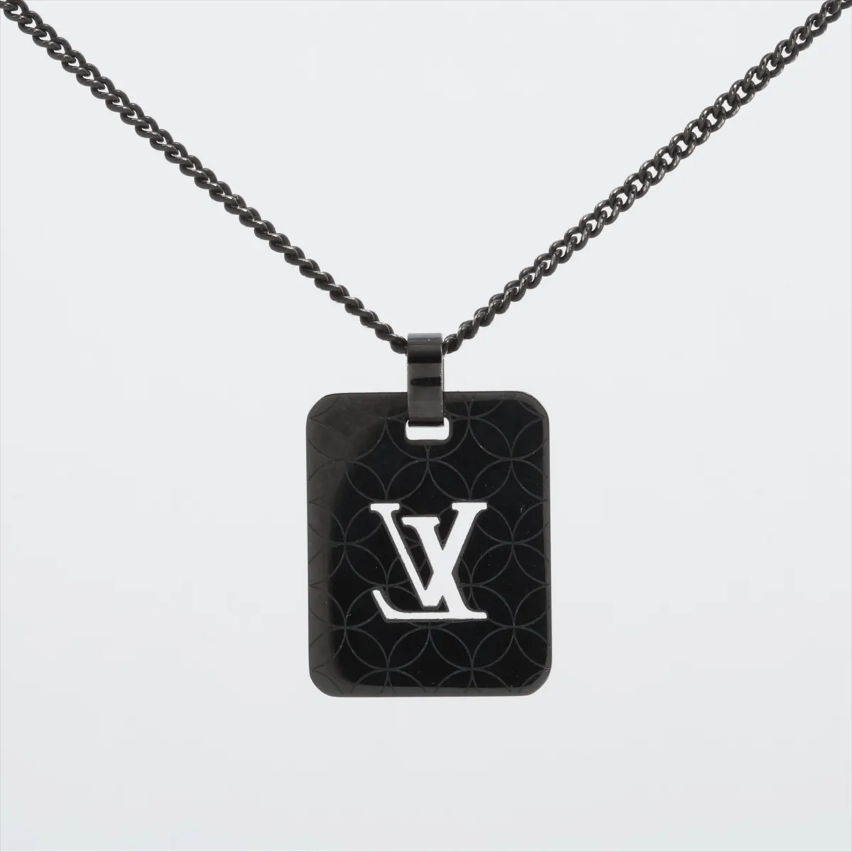 M66113 Pendentif Champs-Élysées AN1009 Necklace, Metal, Black, — view 2