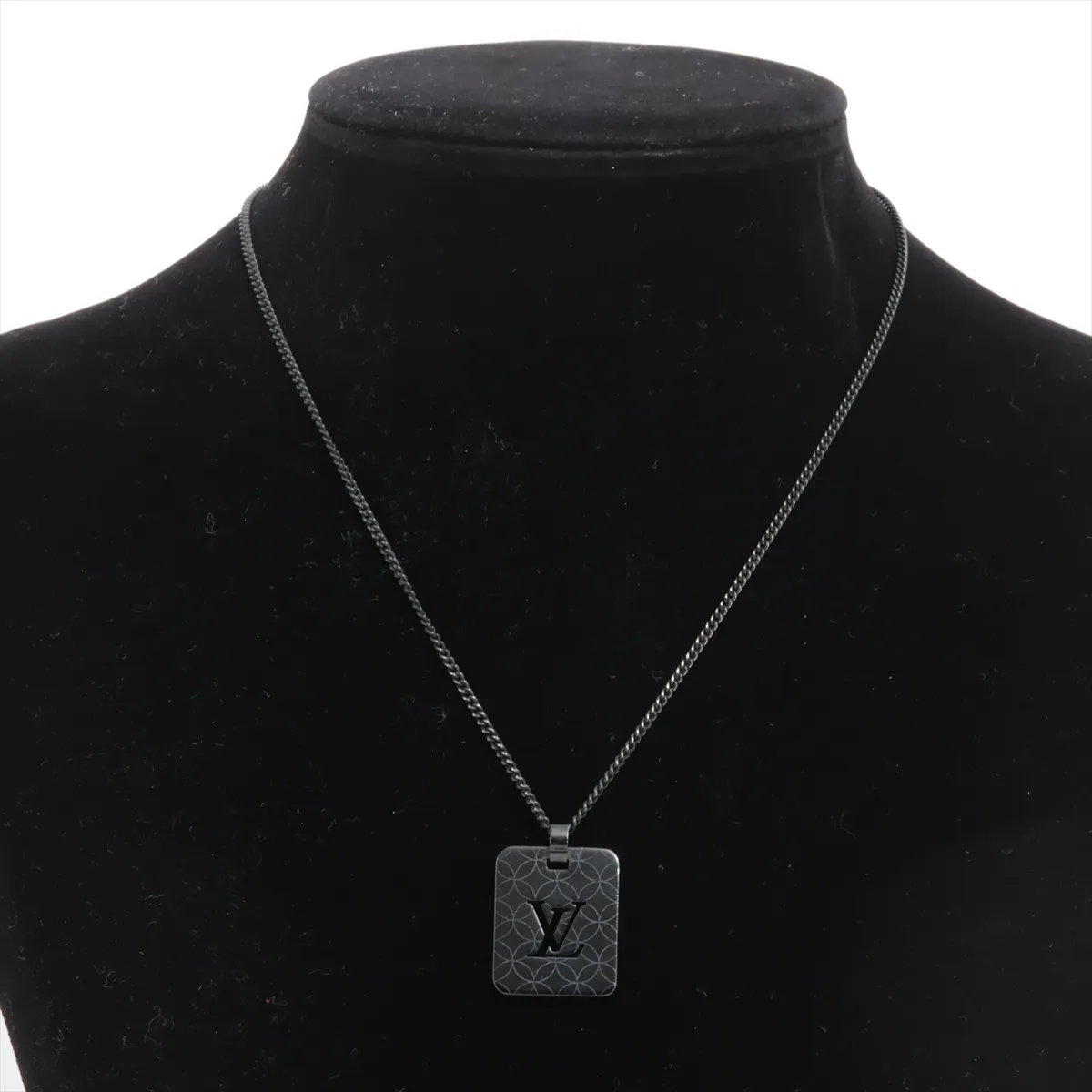 M66113 Pendentif Champs-Élysées AN1009 Necklace, Metal, Black, — view 5