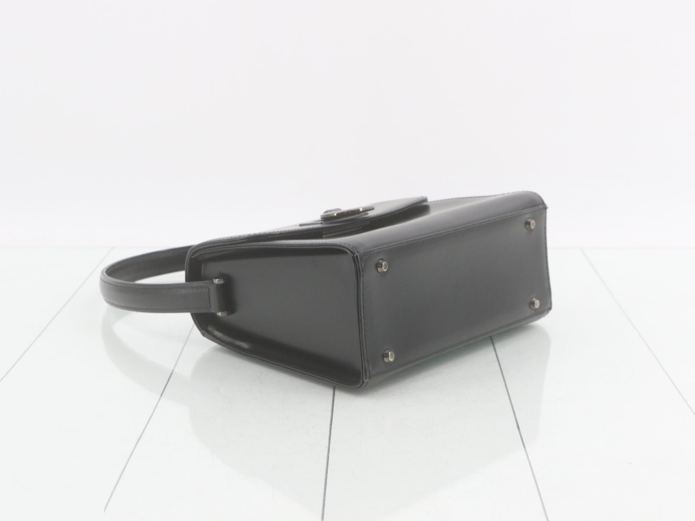 Reversible buckle leather mini handbag — view 5