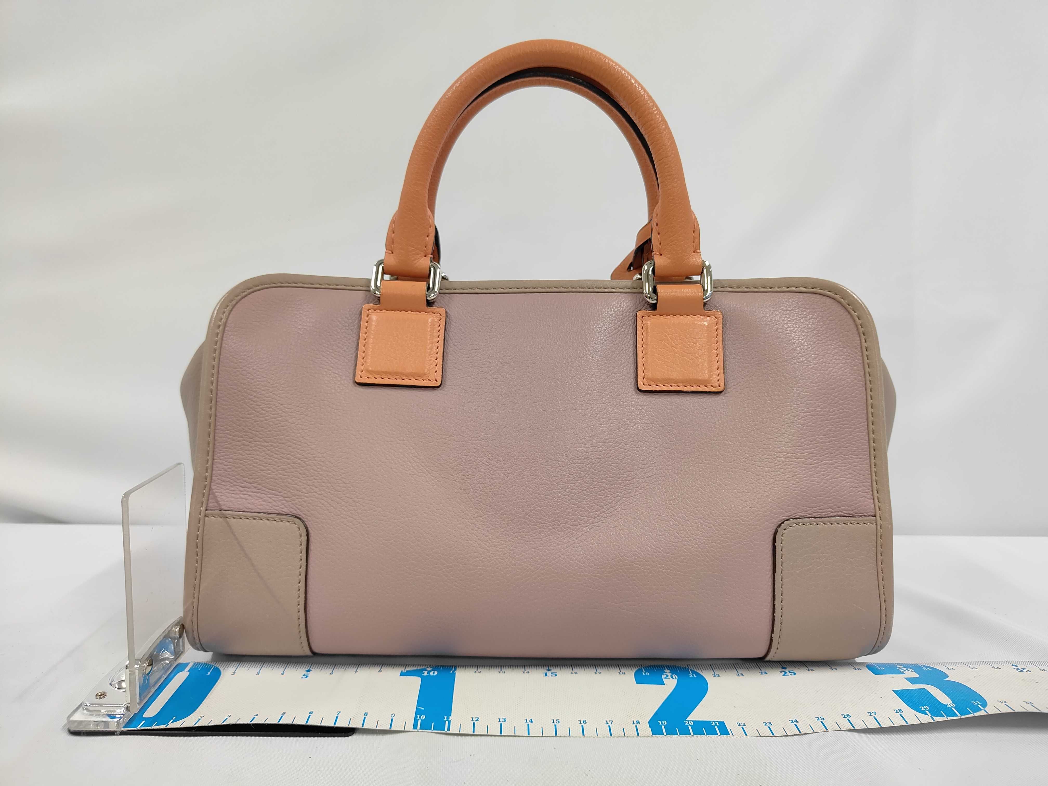 Amazona 28 Leather Handbag, Pink — view 2