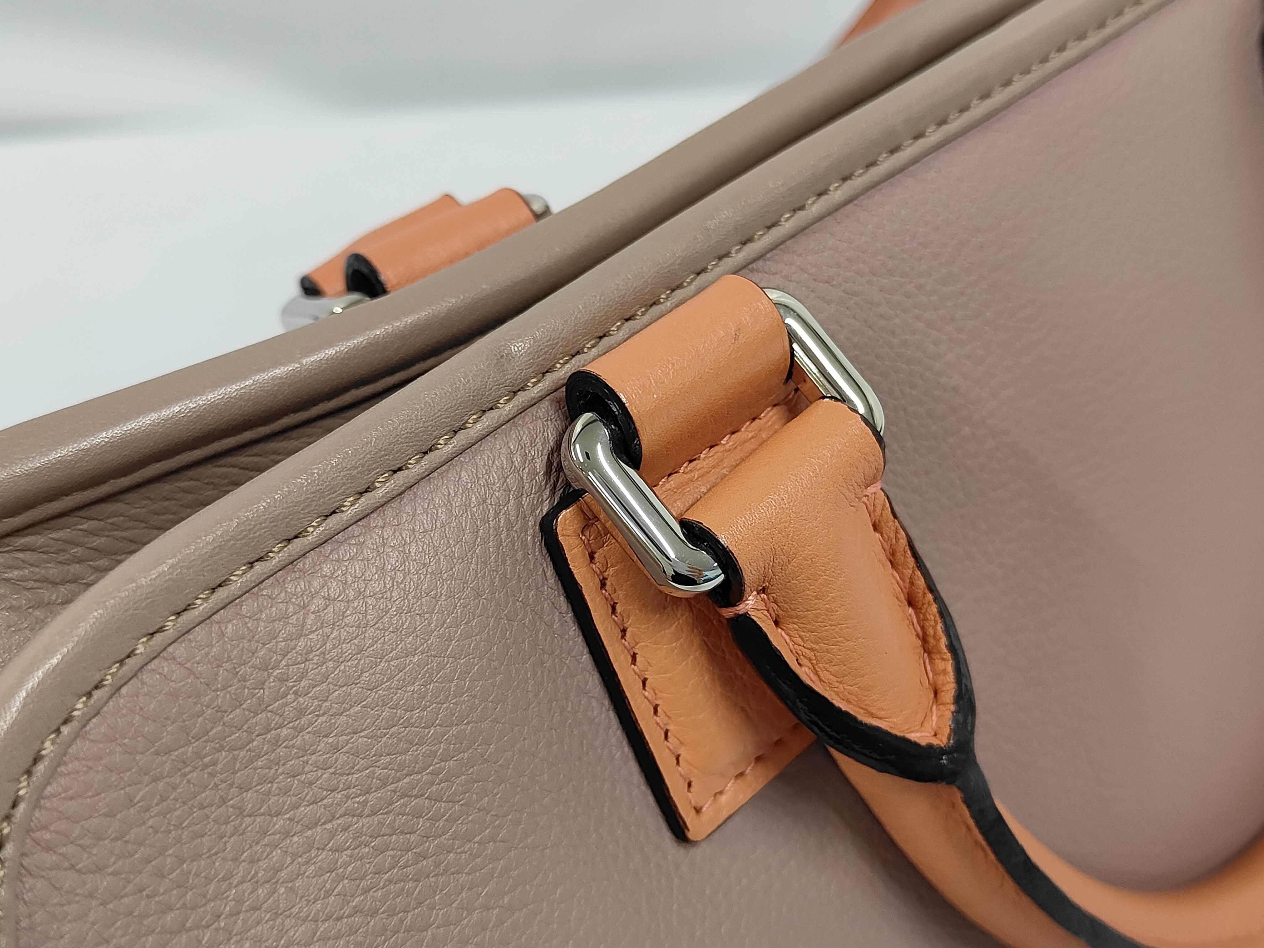 Amazona 28 Leather Handbag, Pink — view 6