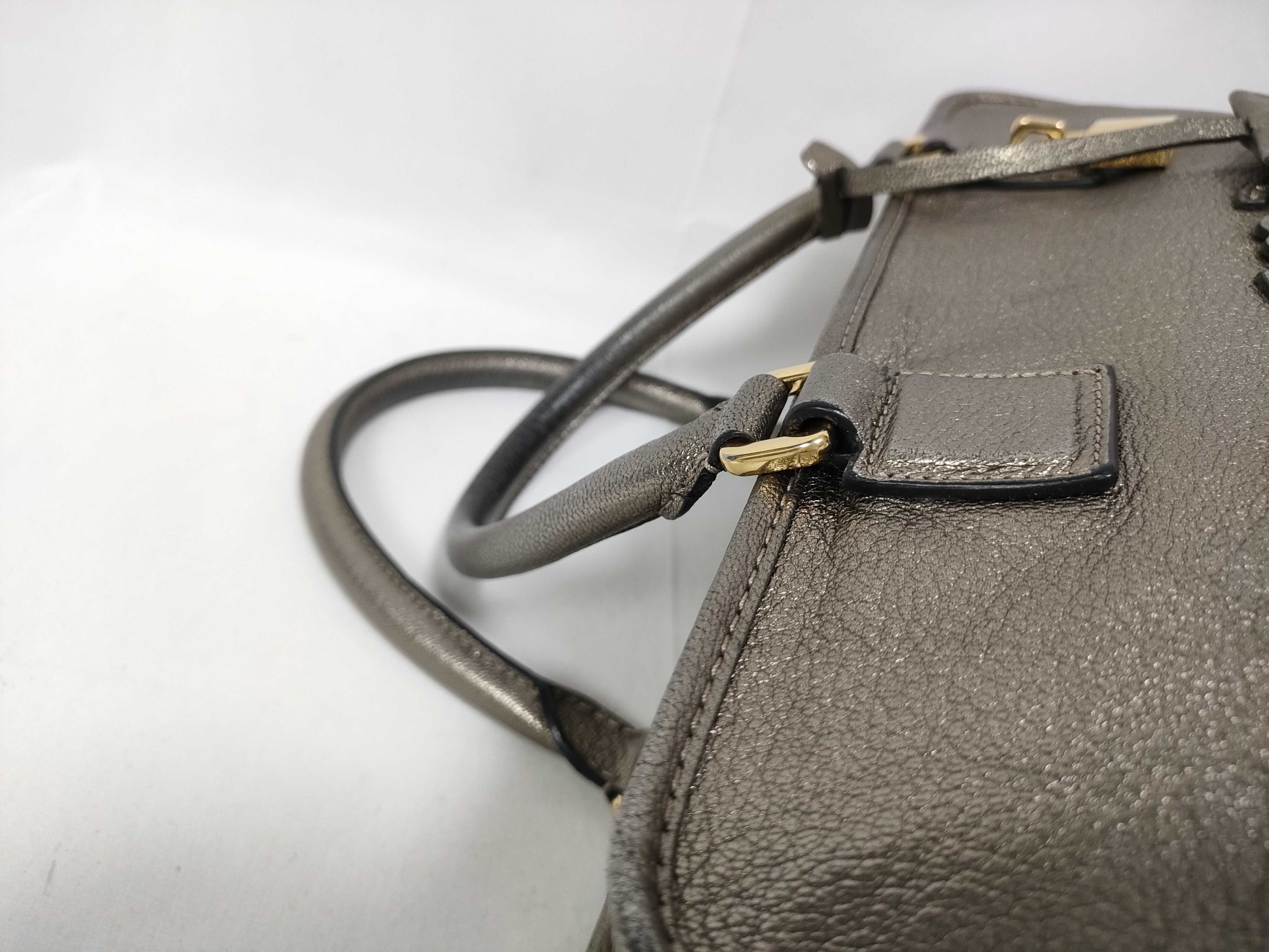 Leather Amazona 36 Handbag — view 6