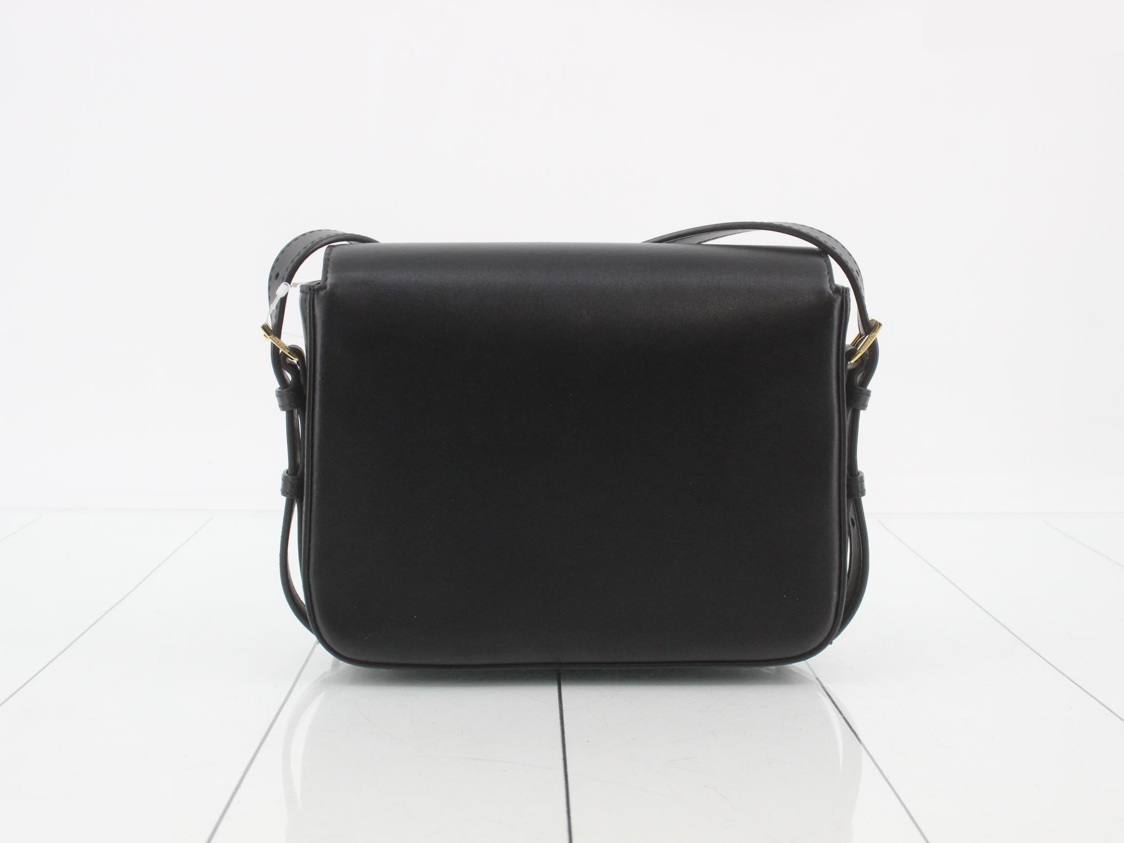 Shoulder bag, unused, stored item, black. — view 2