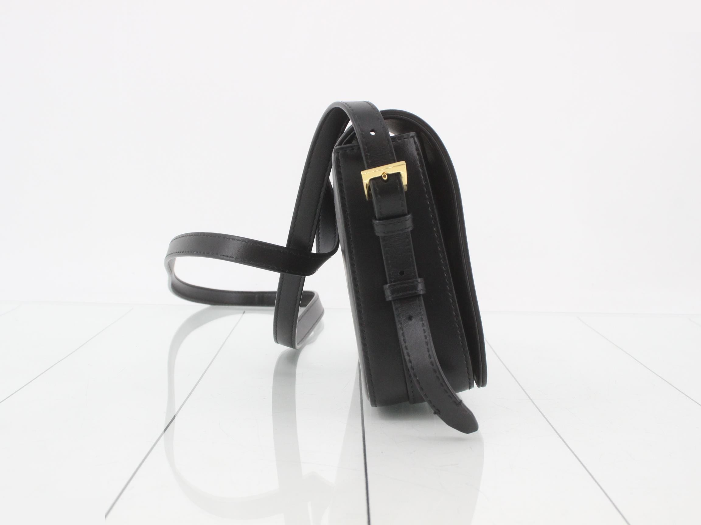 Shoulder bag, unused, stored item, black. — view 4