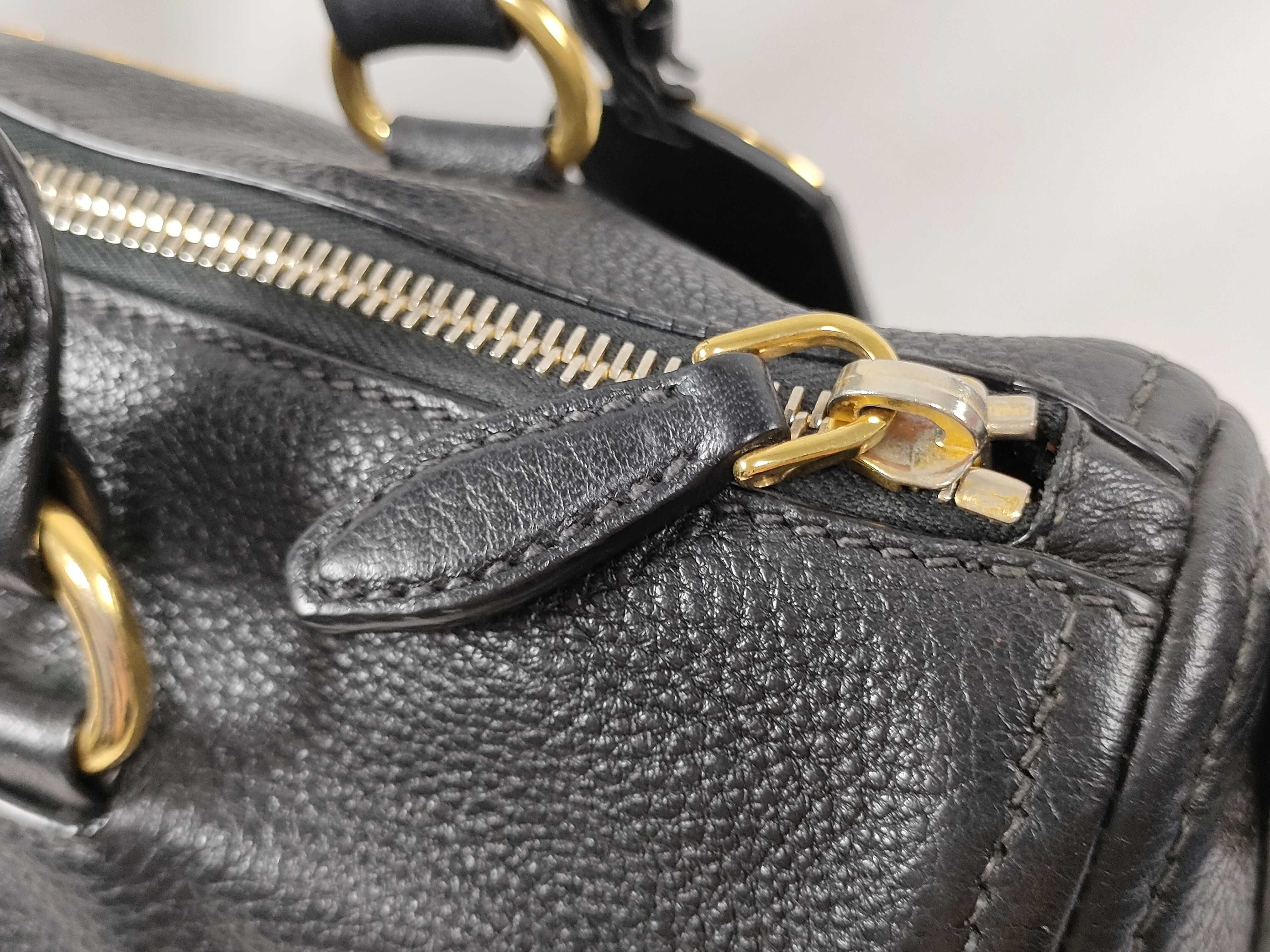 Leather 2-Way Handbag Black Handbag — view 6