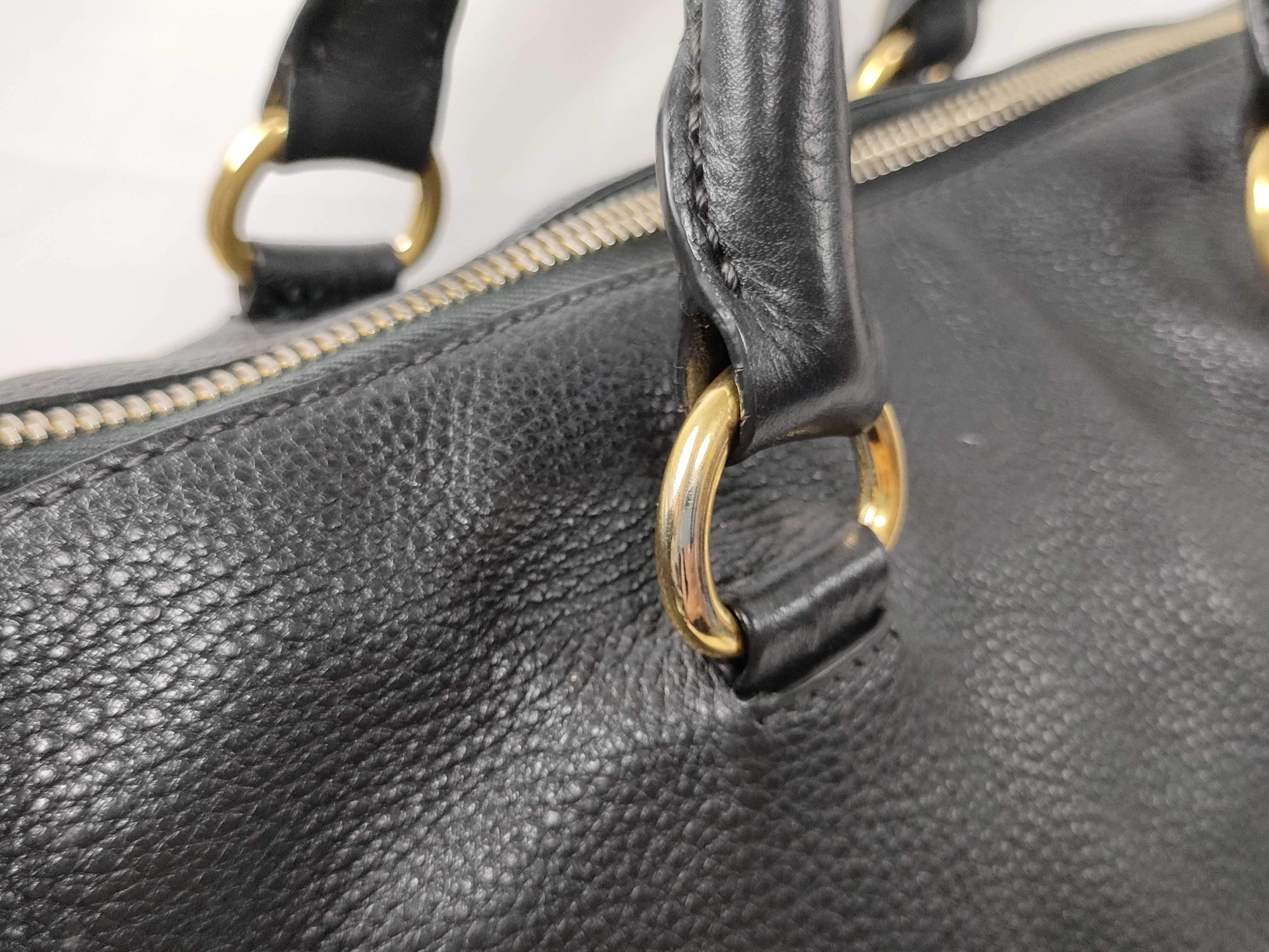 Leather 2-Way Handbag Black Handbag — view 7