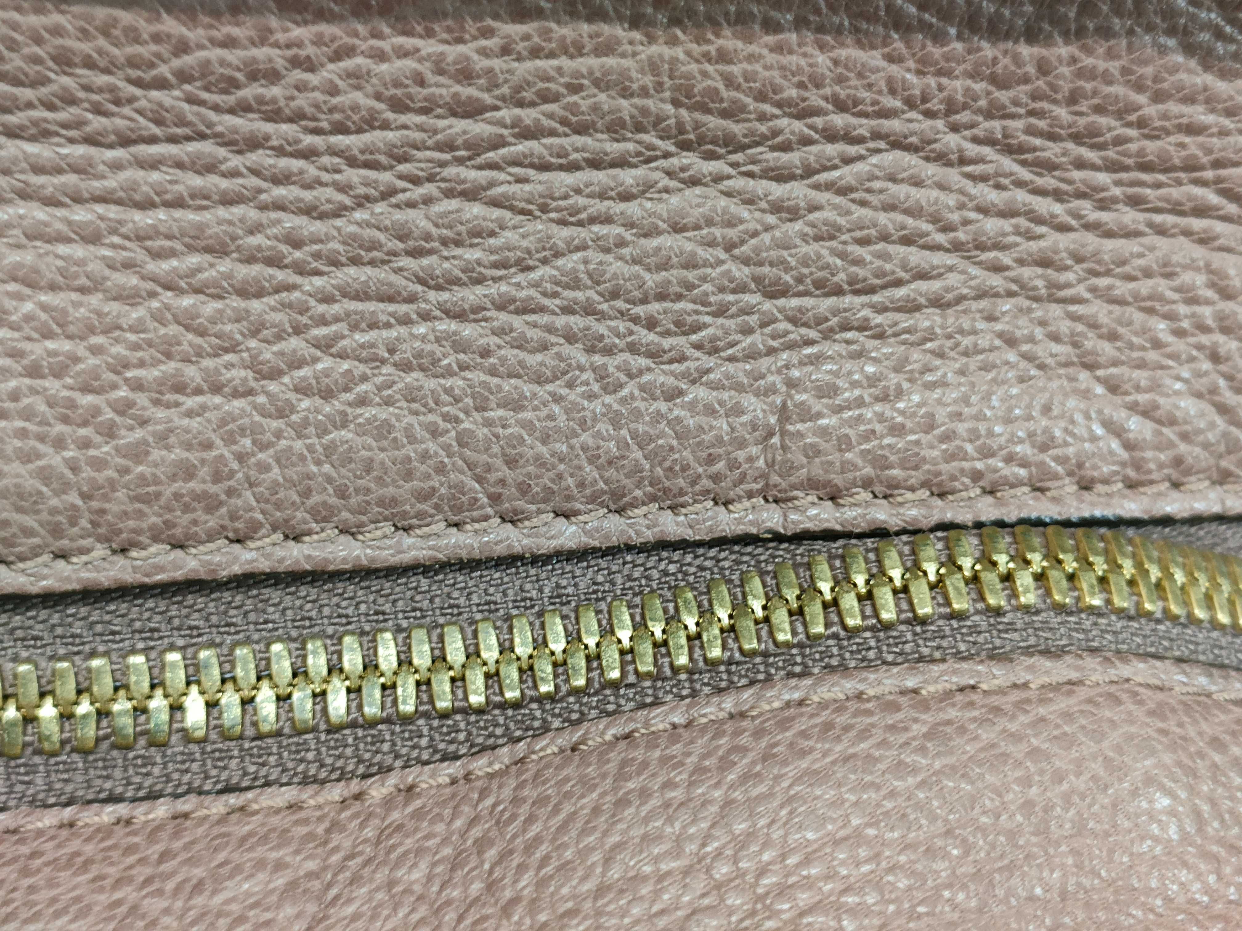 Anagram Amazona 28 Leather Handbag, Pink, with Initials — view 12