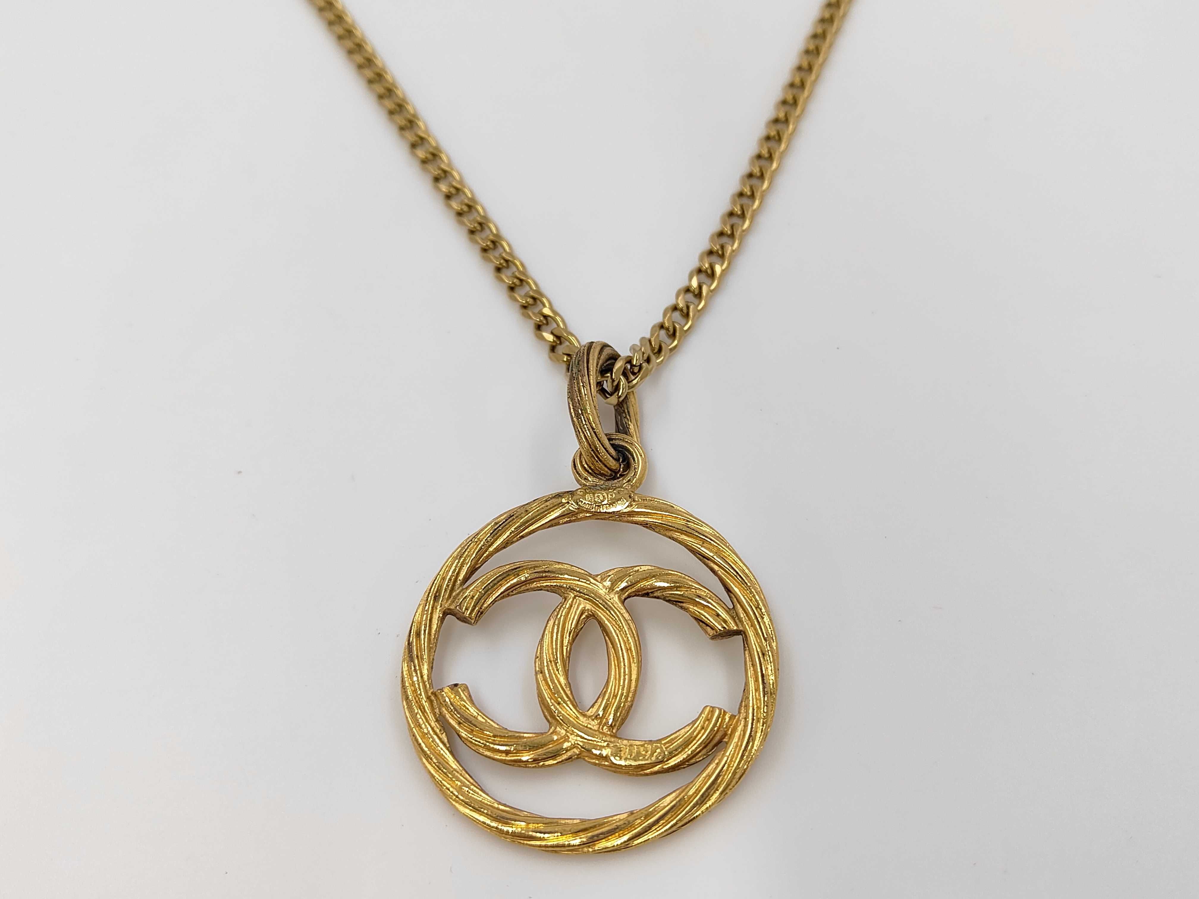 Coco Mark Gold Necklace 93P Necklace — view 2